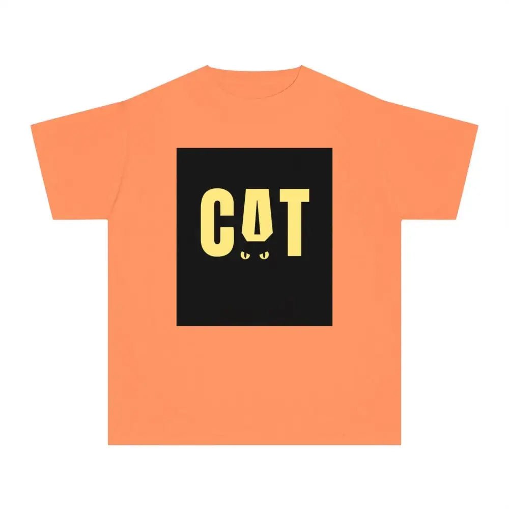Funny Cat Youth Midweight Tee - Perfect for Animal Lovers - FloofChonk