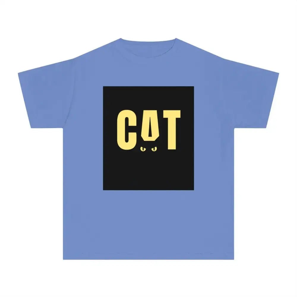 Funny Cat Youth Midweight Tee - Perfect for Animal Lovers - FloofChonk