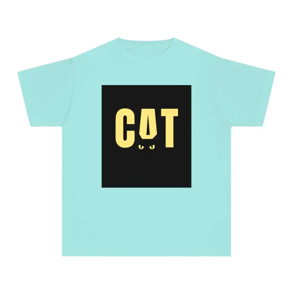 Funny Cat Youth Midweight Tee - Perfect for Animal Lovers - FloofChonk