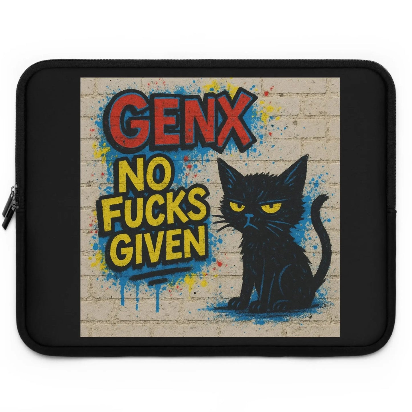 Graffiti Cat Laptop Sleeve - FloofChonk
