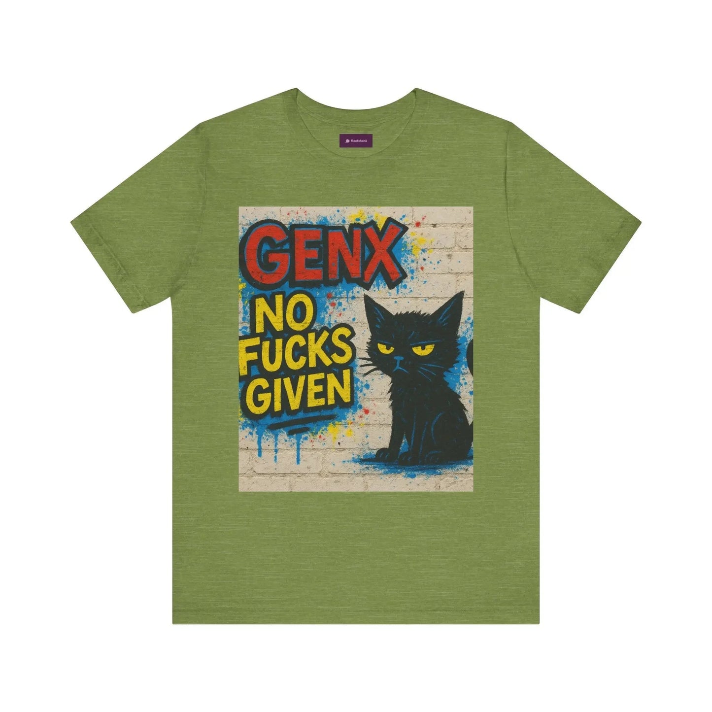 Graphic GenX Cat Tee - Unisex Jersey Short Sleeve T-Shirt for Cat Lovers - FloofChonk