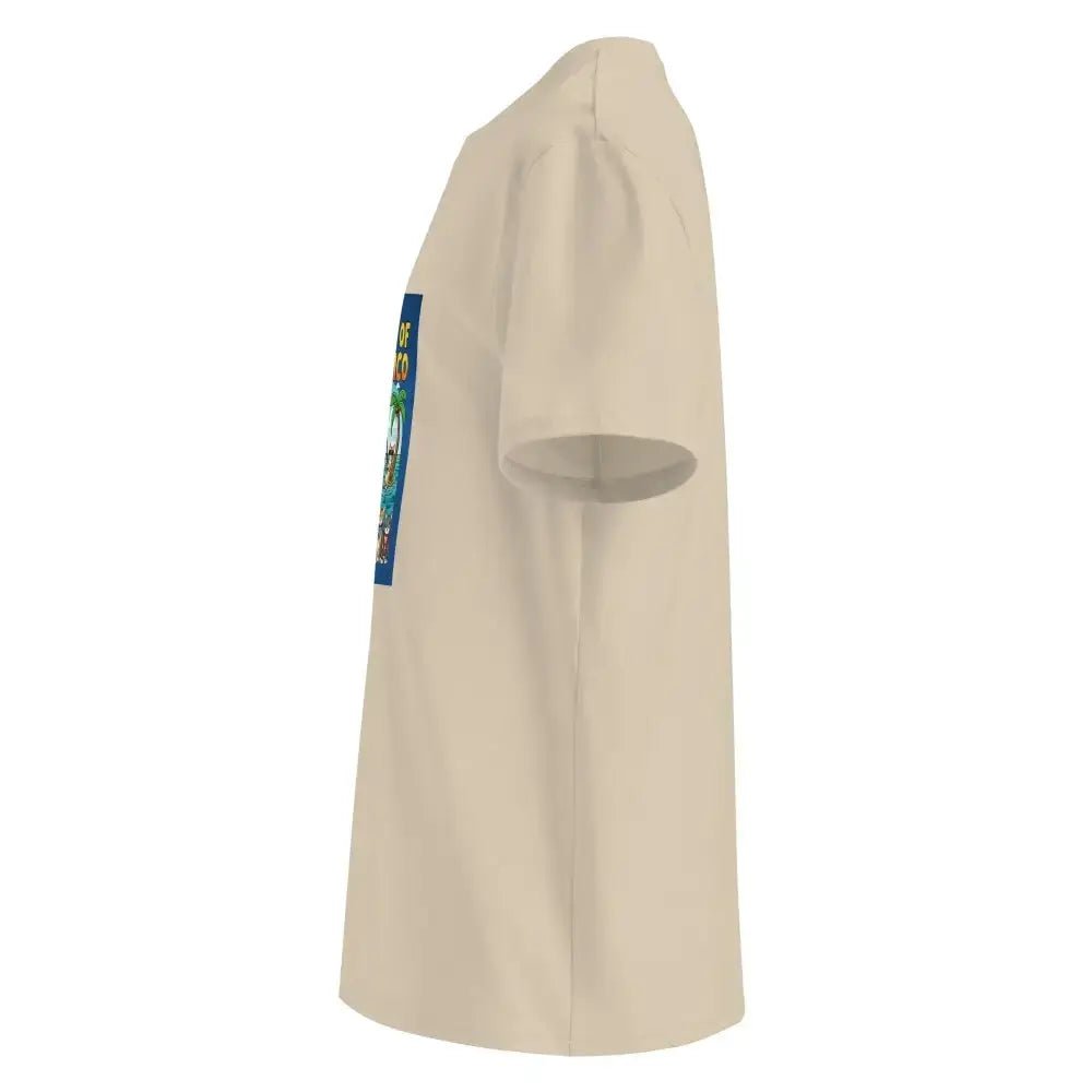 Gulf of Meow - Xico Organic Ribbed Neck T-Shirt, Perfect Cat Lovers T-Shirt - FloofChonk