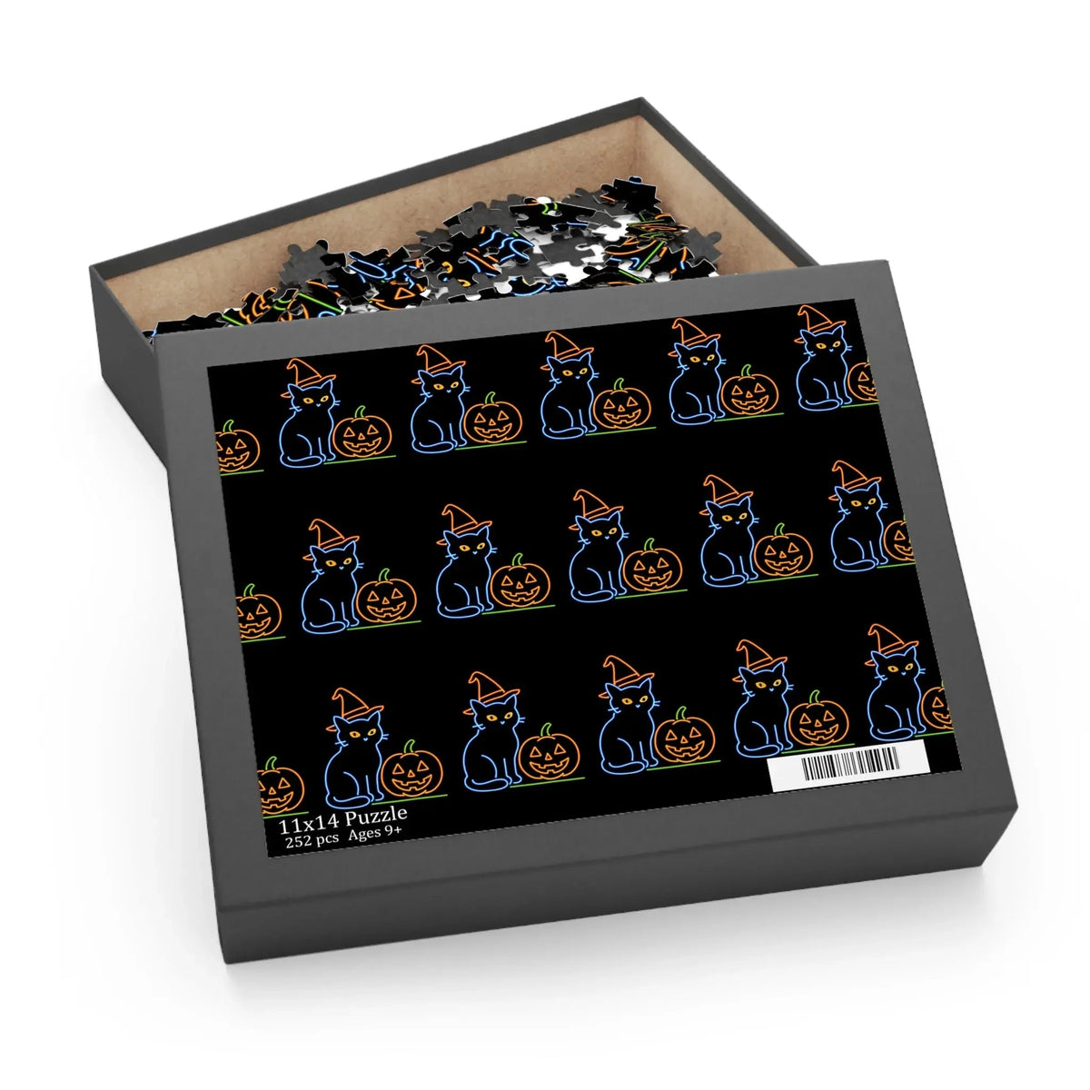 Halloween Cat Puzzle - 500-Piece - FloofChonk