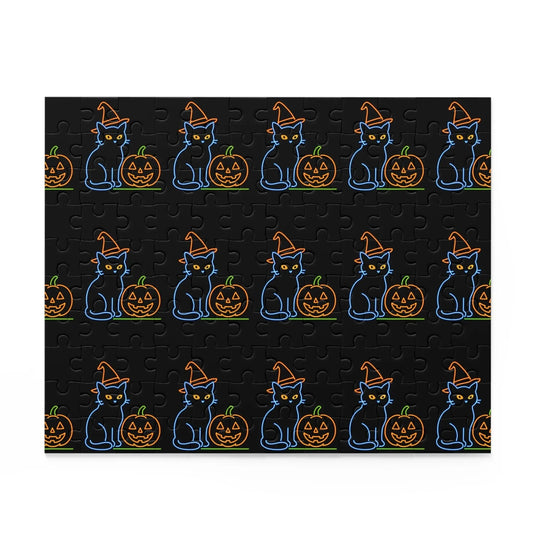 Halloween Cat Puzzle - 500-Piece - FloofChonk