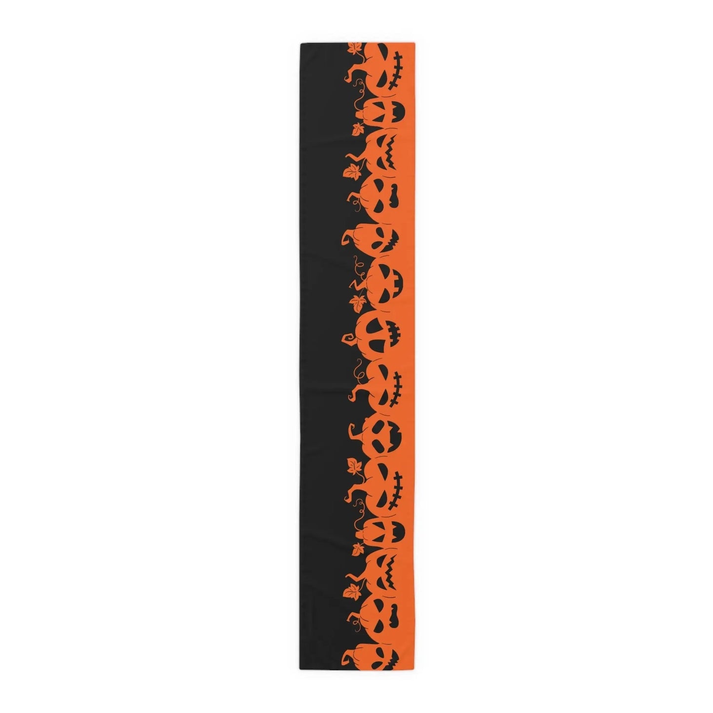 Halloween Table Runner with Pumpkins, Spooky Home Decor, Autumn Dining, Halloween Party, Halloween Table Decor, Seasonal Table Runner - FloofChonk