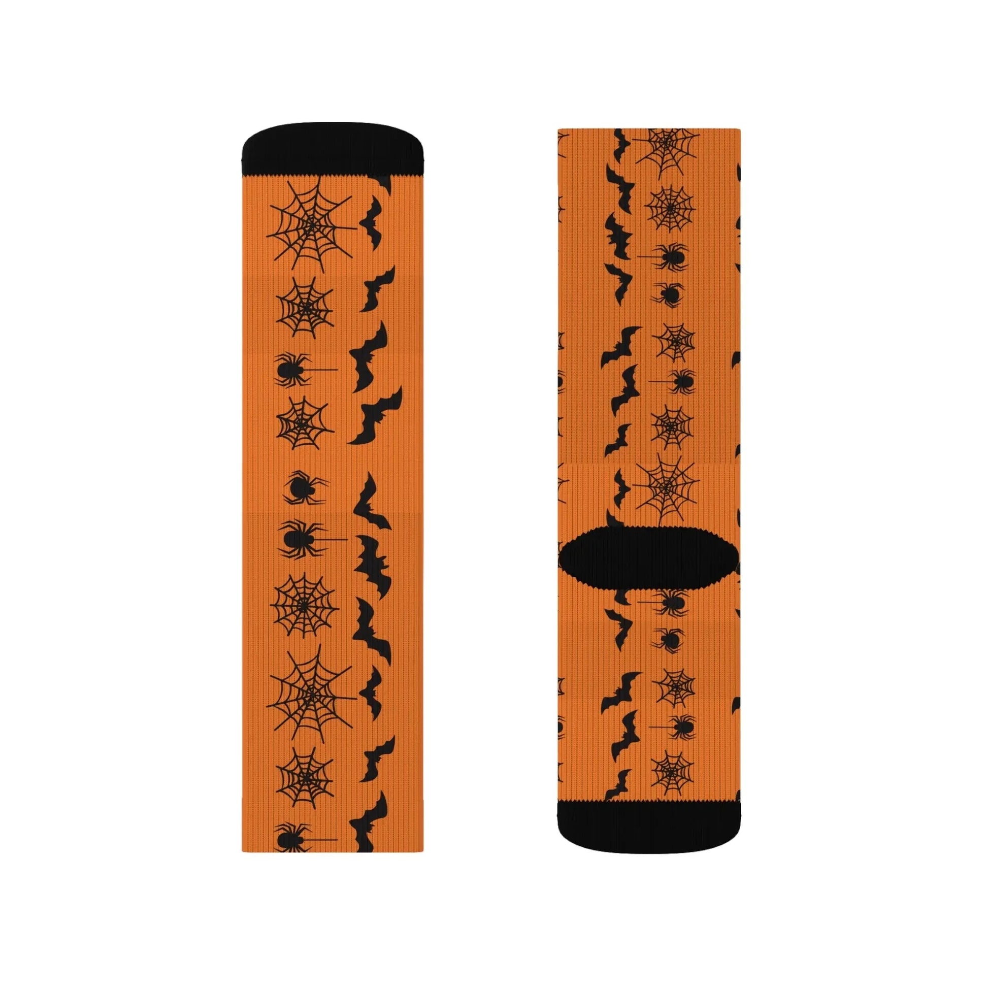Halloween Themed Socks, Spooky Cozy Socks, Unique Gift for Her, Fall Accessories, Autumn Vibes, Funky Fashion Footwear - FloofChonk
