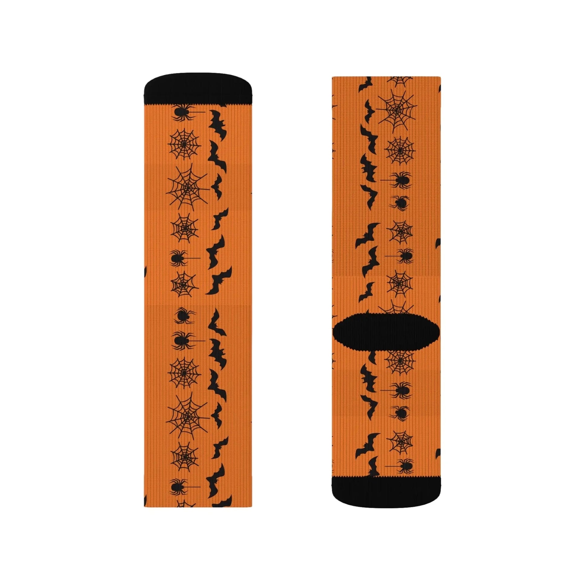 Halloween Themed Socks, Spooky Cozy Socks, Unique Gift for Her, Fall Accessories, Autumn Vibes, Funky Fashion Footwear - FloofChonk