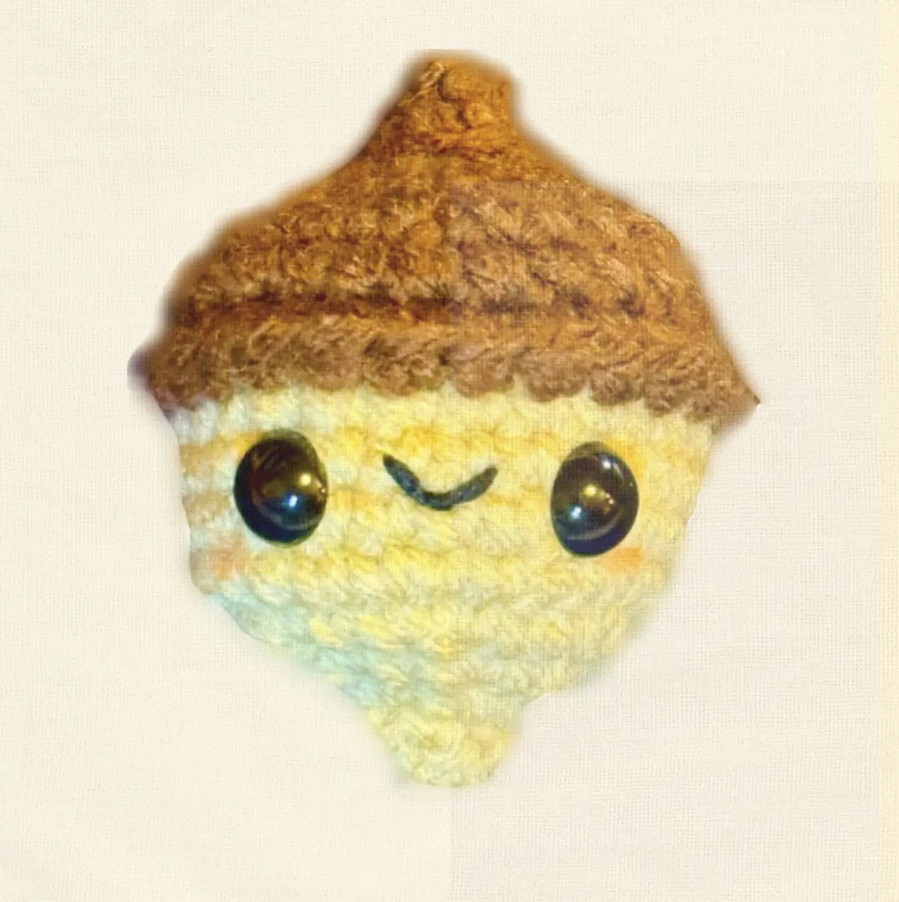 Handmade Catnip Toy | Augie the Acorn Chunkle Puff Infused with Miracle Nip Botanicals - FloofChonk