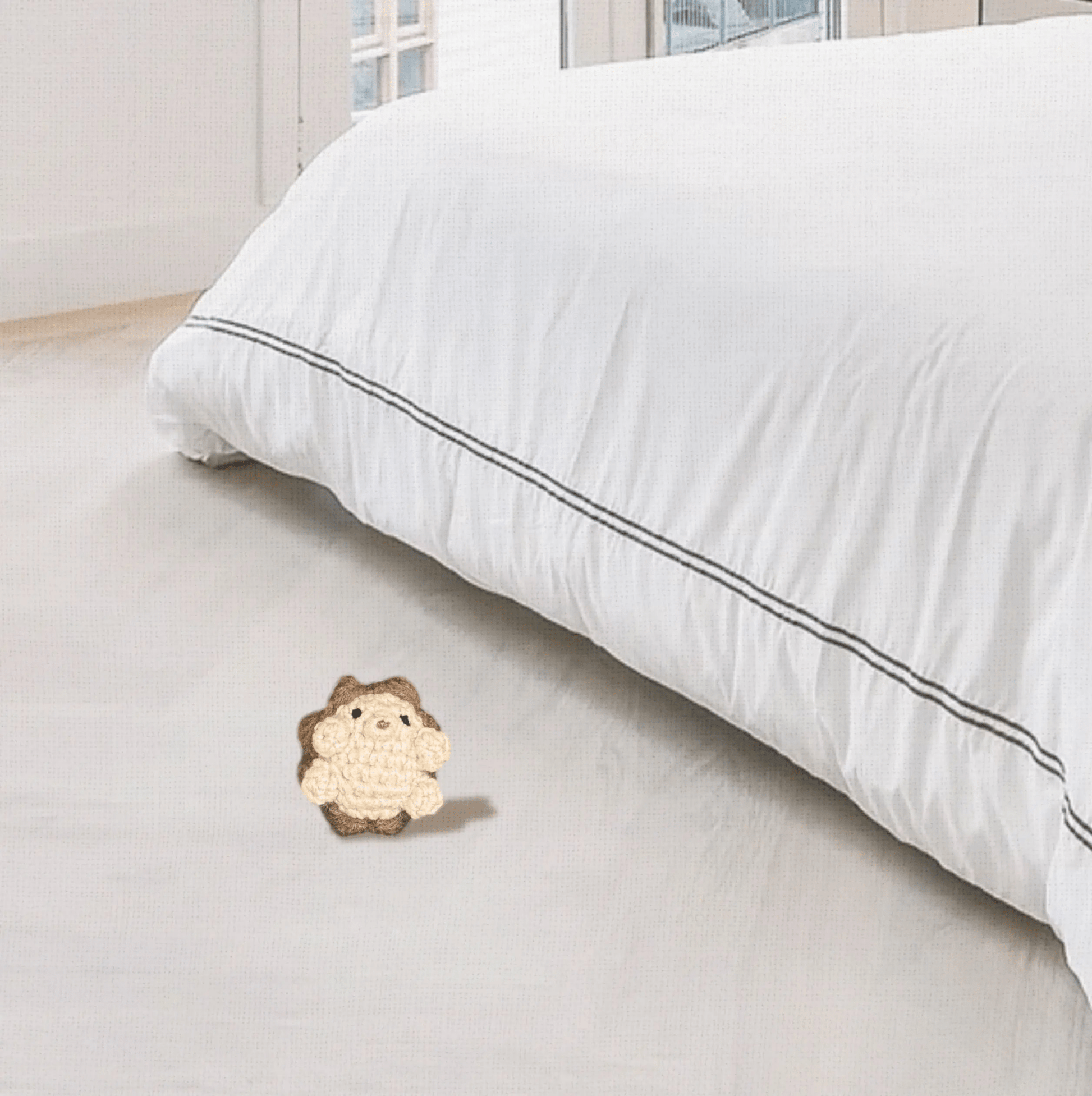 Handmade Catnip Toy | Harold the Hedgehog – A Chunkle Puff Infused with Miracle Nip Botanicals - FloofChonk