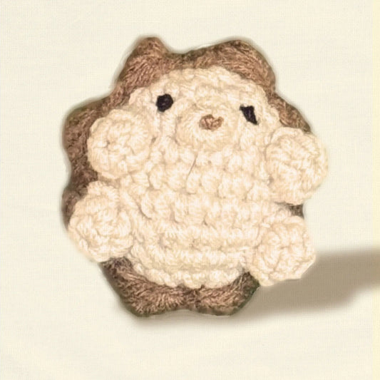 Handmade Catnip Toy | Harold the Hedgehog – A Chunkle Puff Infused with Miracle Nip Botanicals - FloofChonk