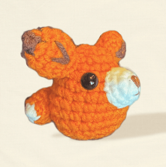Handmade Catnip Toy | TJ the Fox Chunkle Puff Infused with Miracle Nip Botanicals - FloofChonk