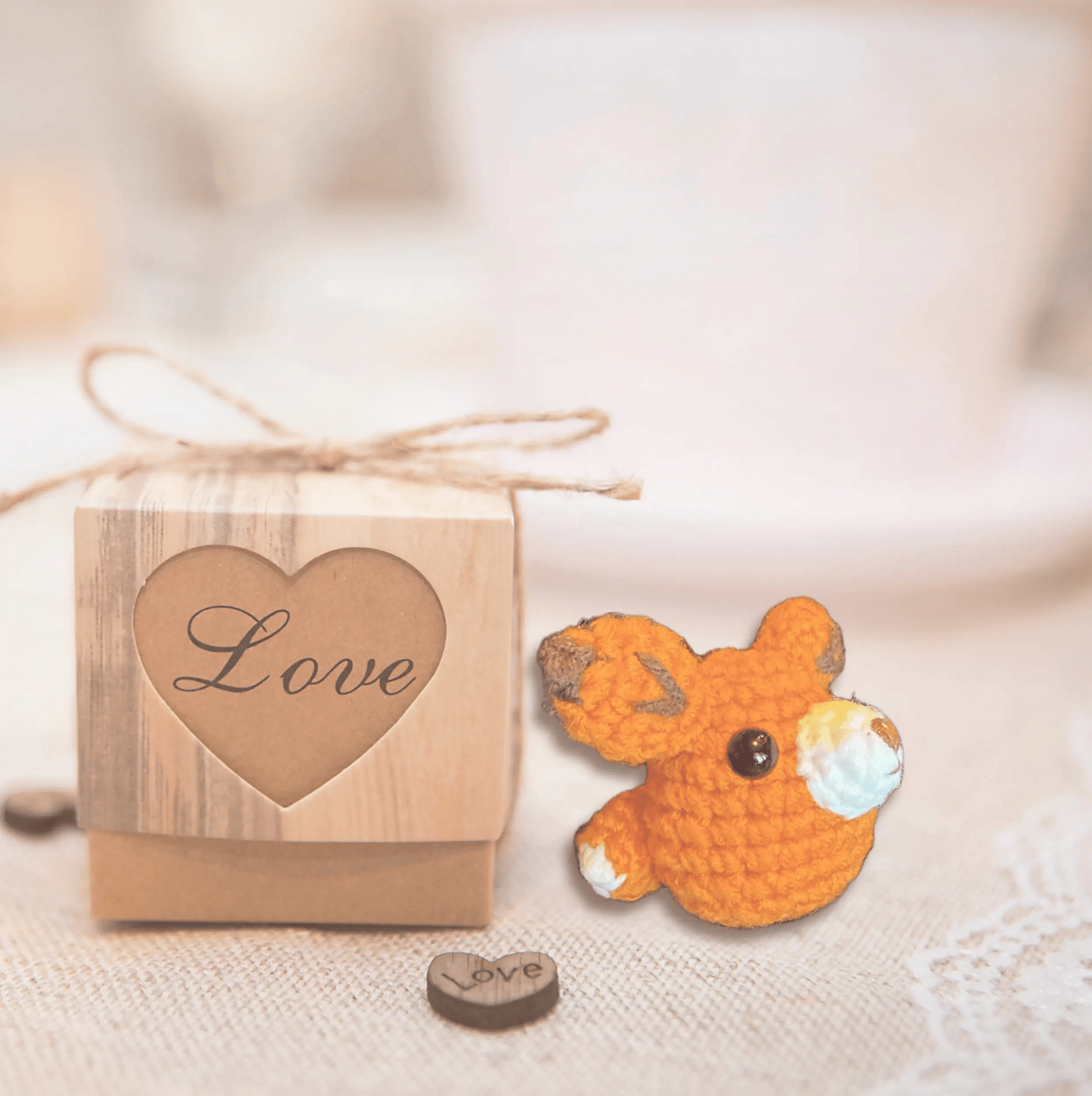 Handmade Catnip Toy | TJ the Fox Chunkle Puff Infused with Miracle Nip Botanicals - FloofChonk