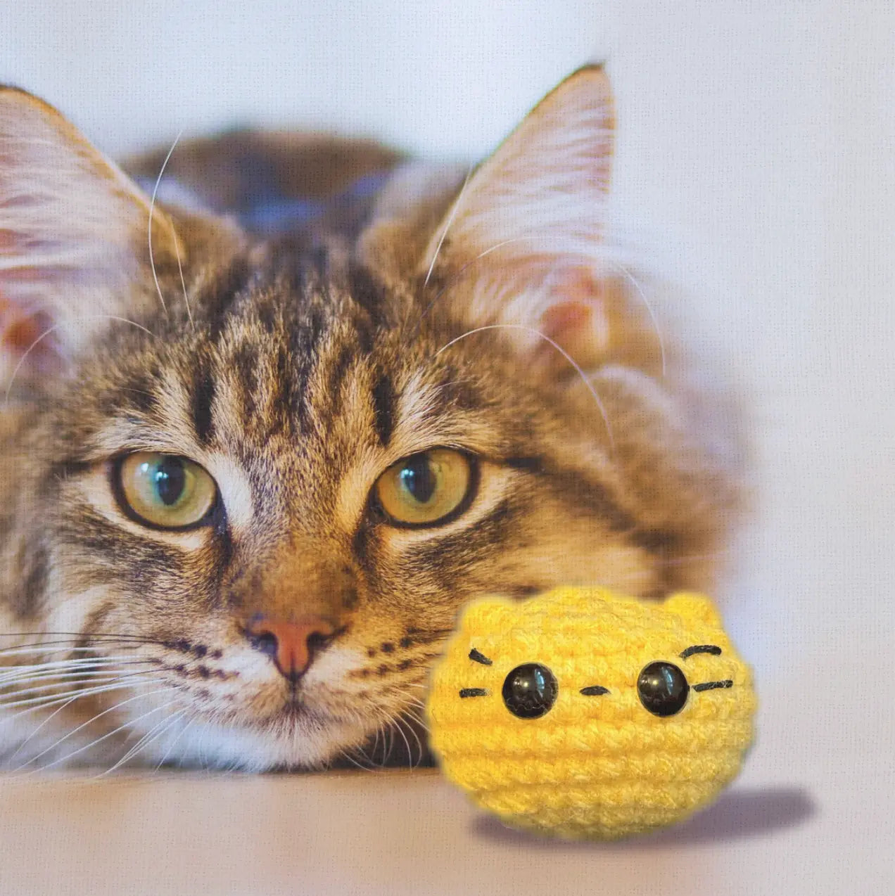 Handmade Weighted Catnip Toy | Pippa the Chonk Chunkle Chunk Infused with Miracle Nip Botanicals Chunkles