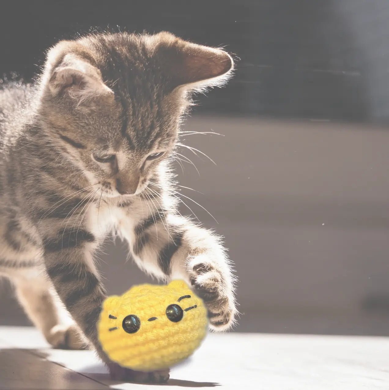 Handmade Weighted Catnip Toy | Pippa the Chonk Chunkle Chunk Infused with Miracle Nip Botanicals - FloofChonk