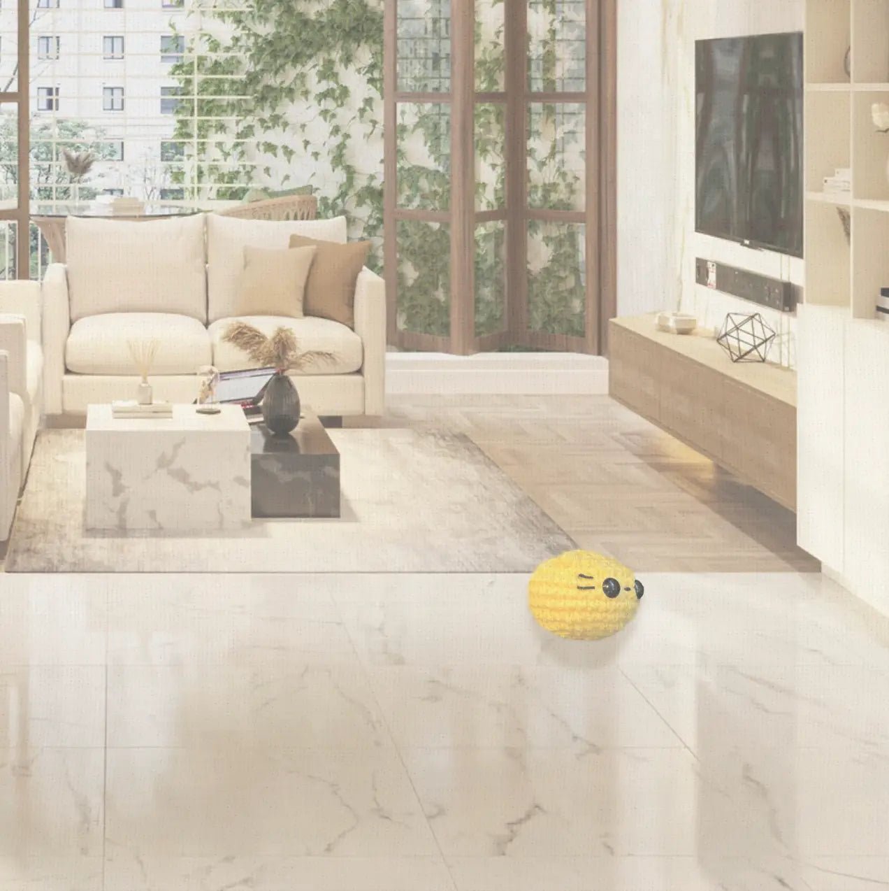 Handmade Weighted Catnip Toy | Pippa the Chonk Chunkle Chunk Infused with Miracle Nip Botanicals - FloofChonk