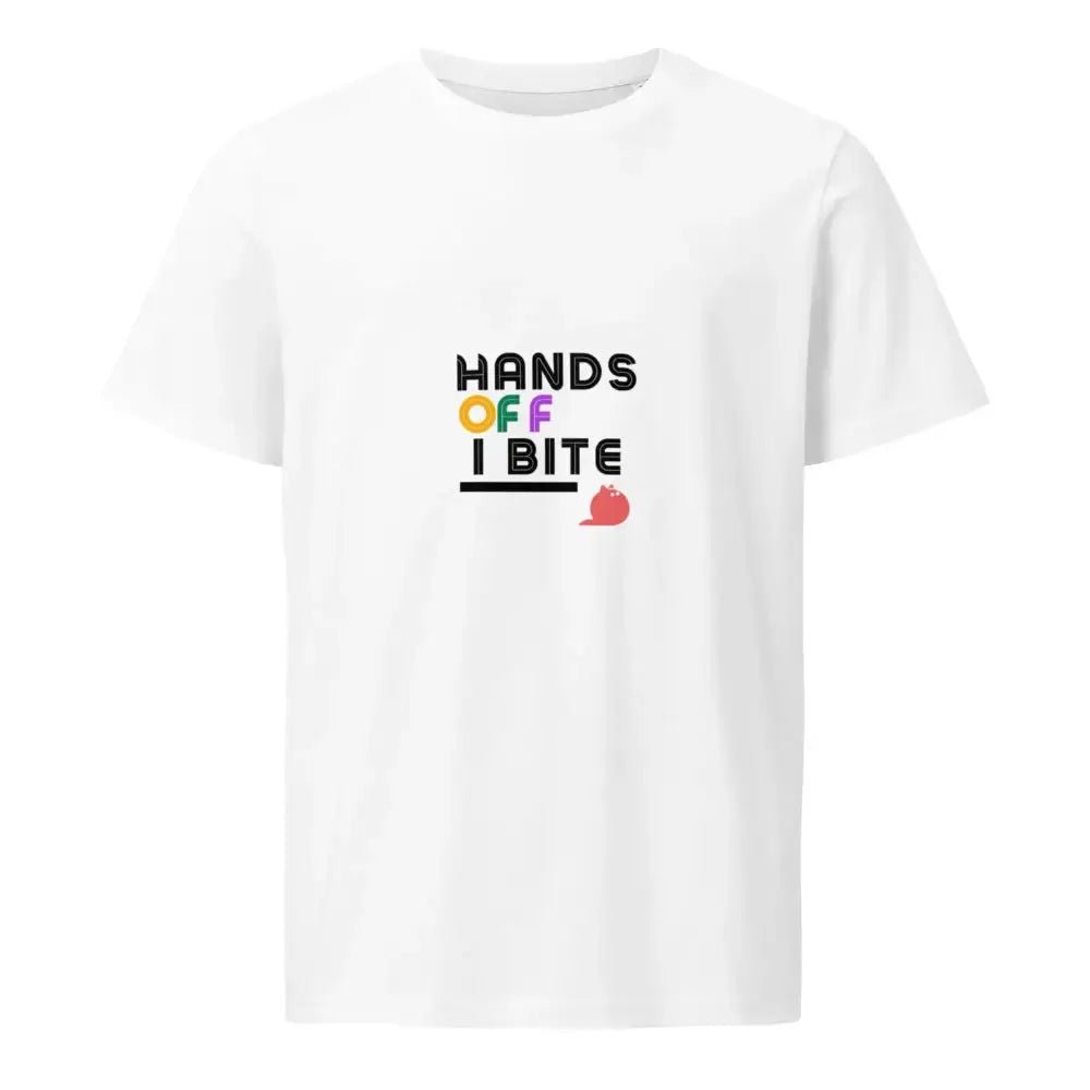 Hands Off I Bite T-Shirt - FloofChonk