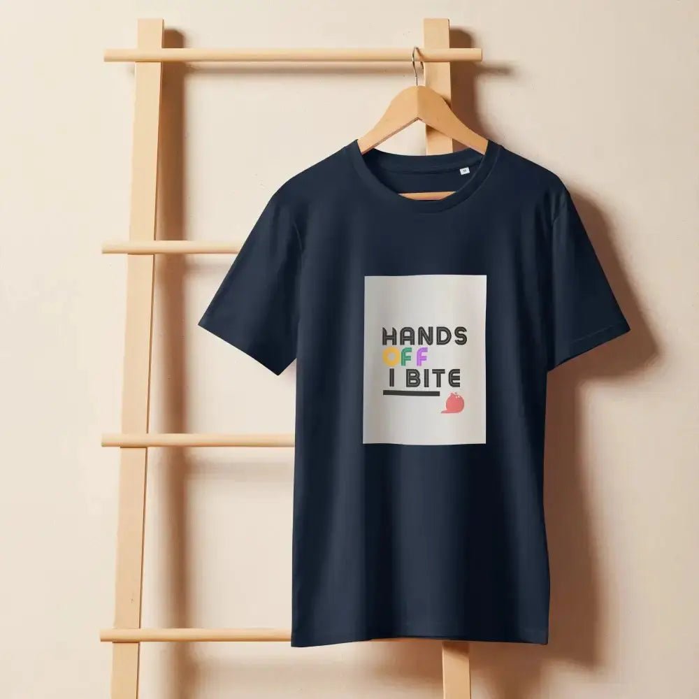 Hands Off I Bite T-Shirt - FloofChonk