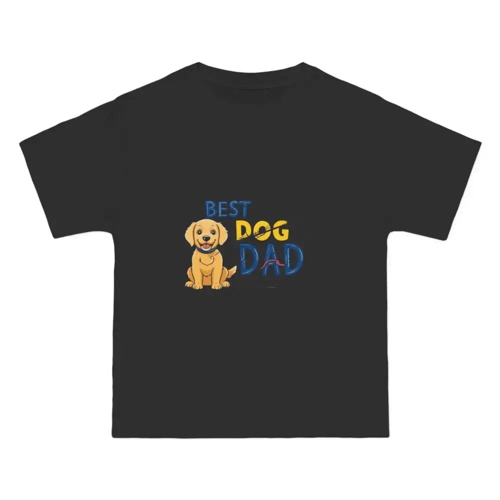 Hanes Cat Dad Beefy - T® T-Shirt - Funny Cat Lover Father's Day Gift - FloofChonk