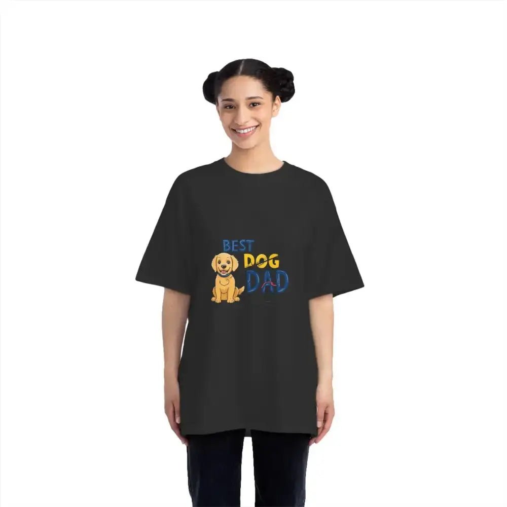 Hanes Cat Dad Beefy - T® T-Shirt - Funny Cat Lover Father's Day Gift - FloofChonk