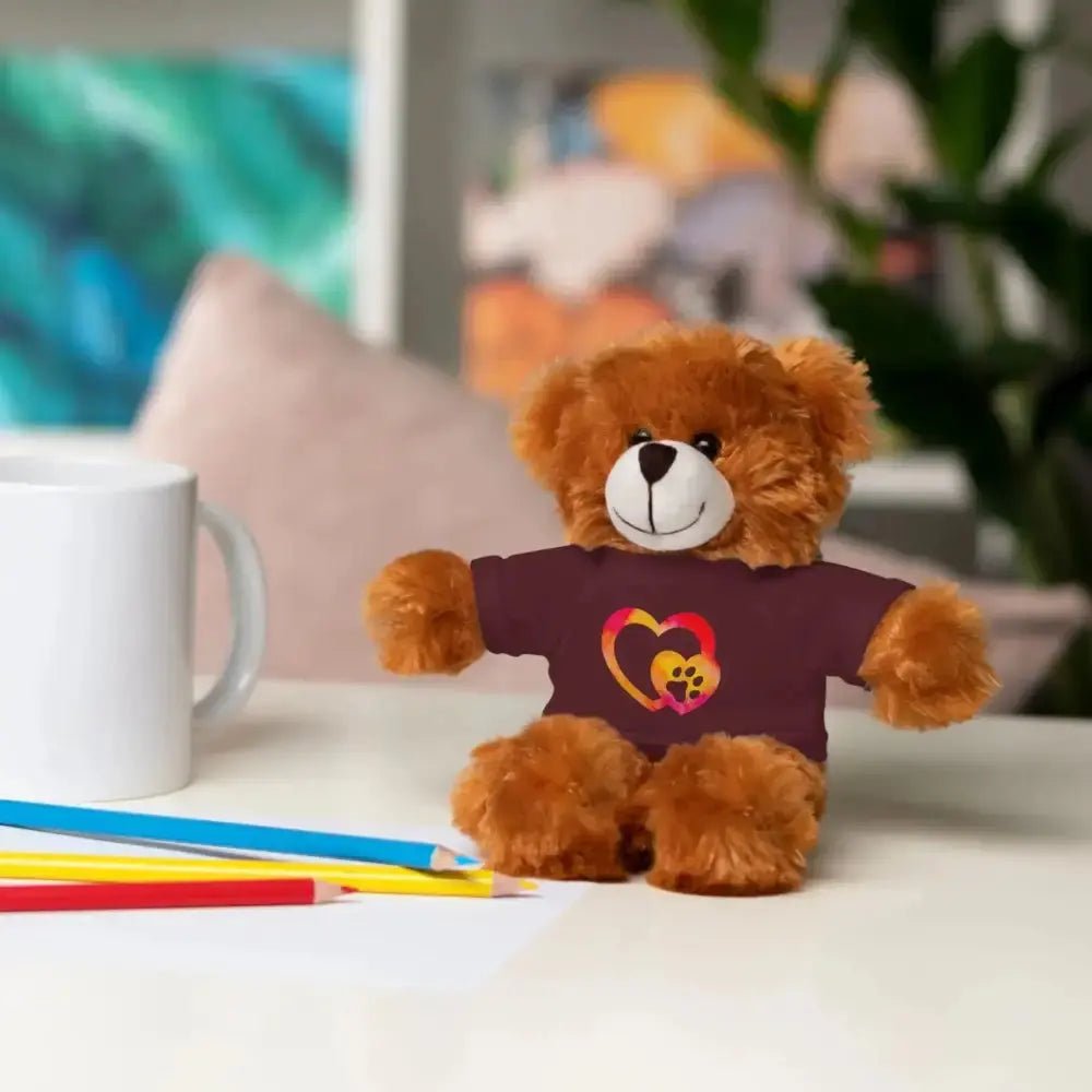 Heartfelt Stuffed Animal with T-Shirt | Adorable Gift for Kids - FloofChonk