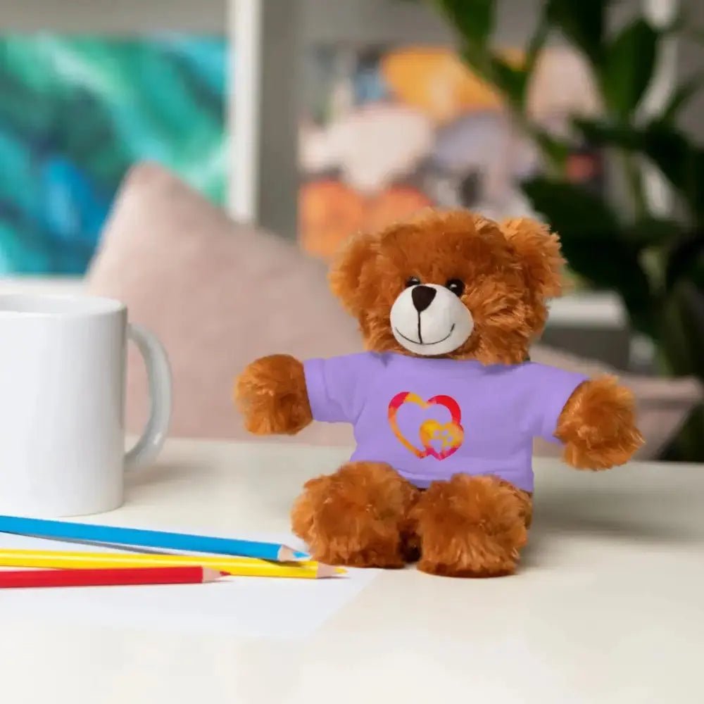 Heartfelt Stuffed Animal with T-Shirt | Adorable Gift for Kids - FloofChonk