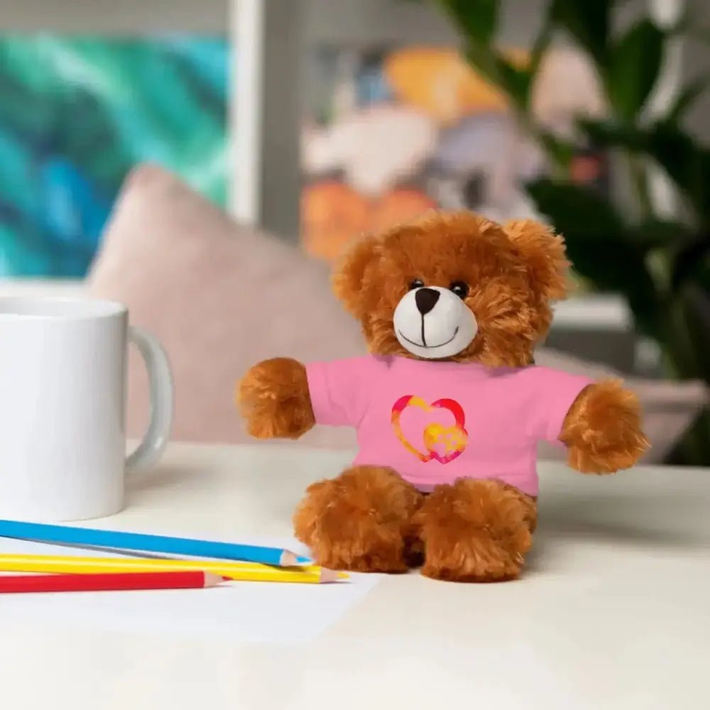 Heartfelt Stuffed Animal with T-Shirt | Adorable Gift for Kids - FloofChonk