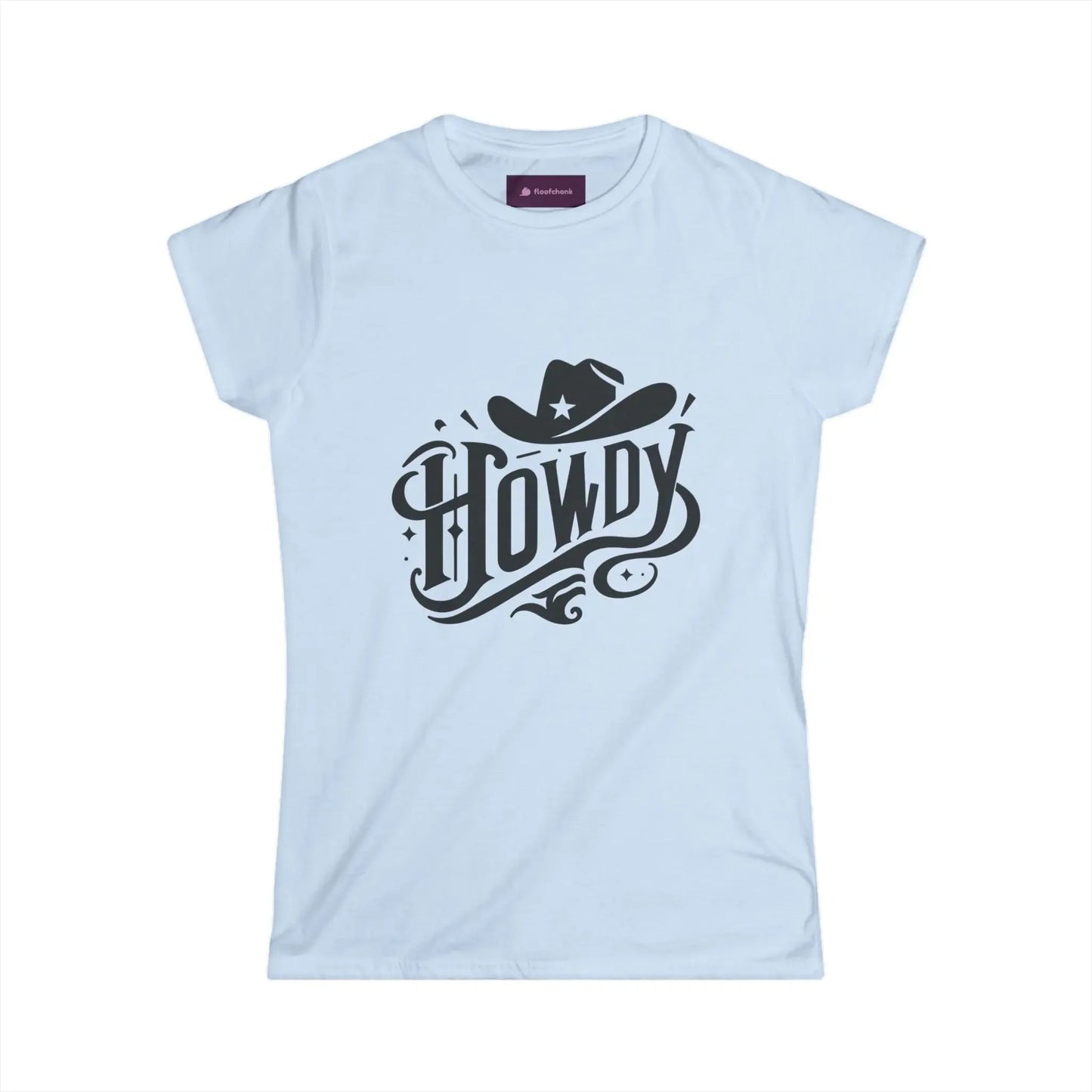 Howdy Graphic Women's Softstyle Tee, Cute Western Style Shirt - FloofChonk