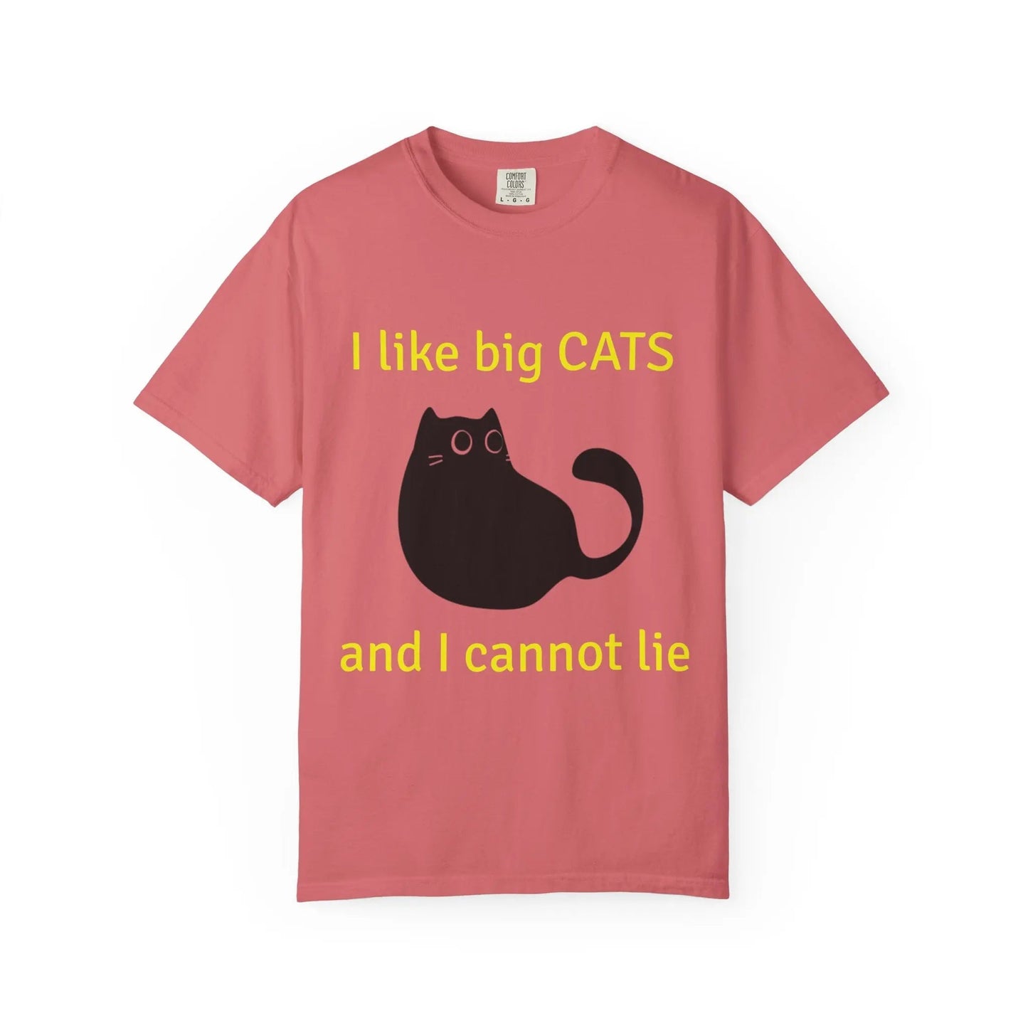 I Like Big Cats T-Shirt, Funny Cat Lover Tee, Gift for Cat Owners - FloofChonk