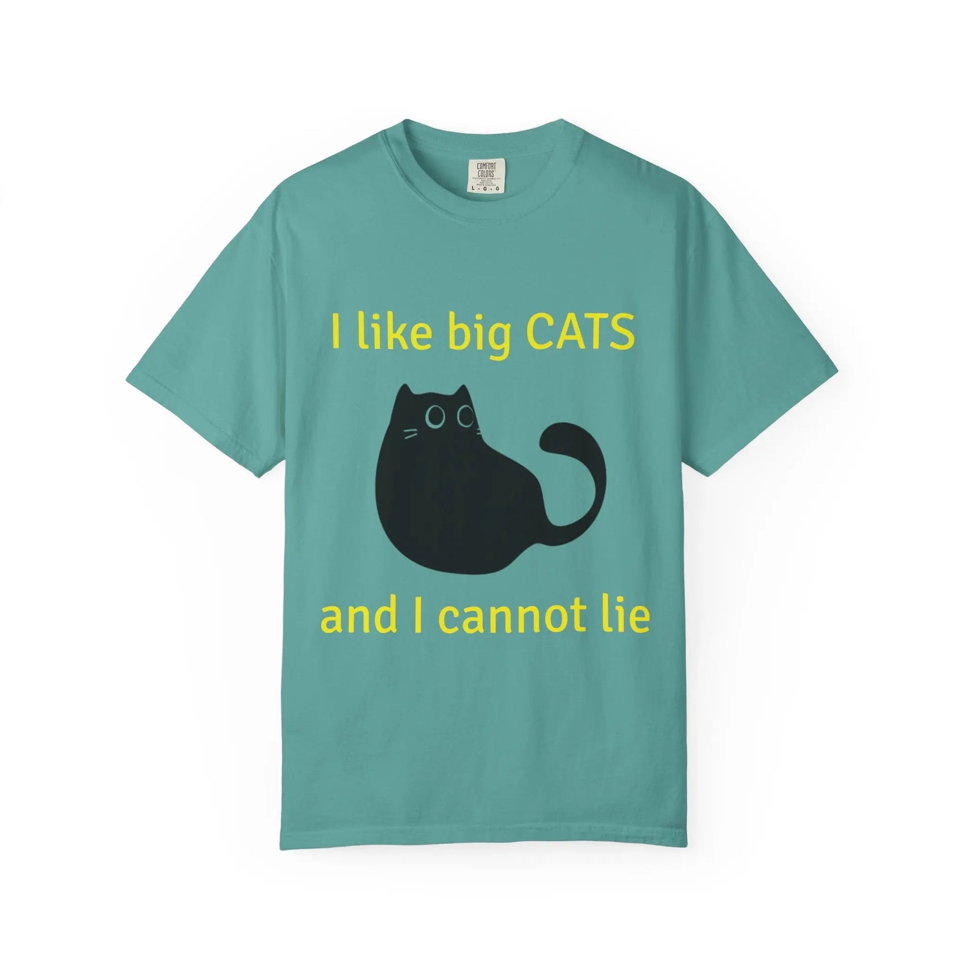 I Like Big Cats T-Shirt, Funny Cat Lover Tee, Gift for Cat Owners - FloofChonk