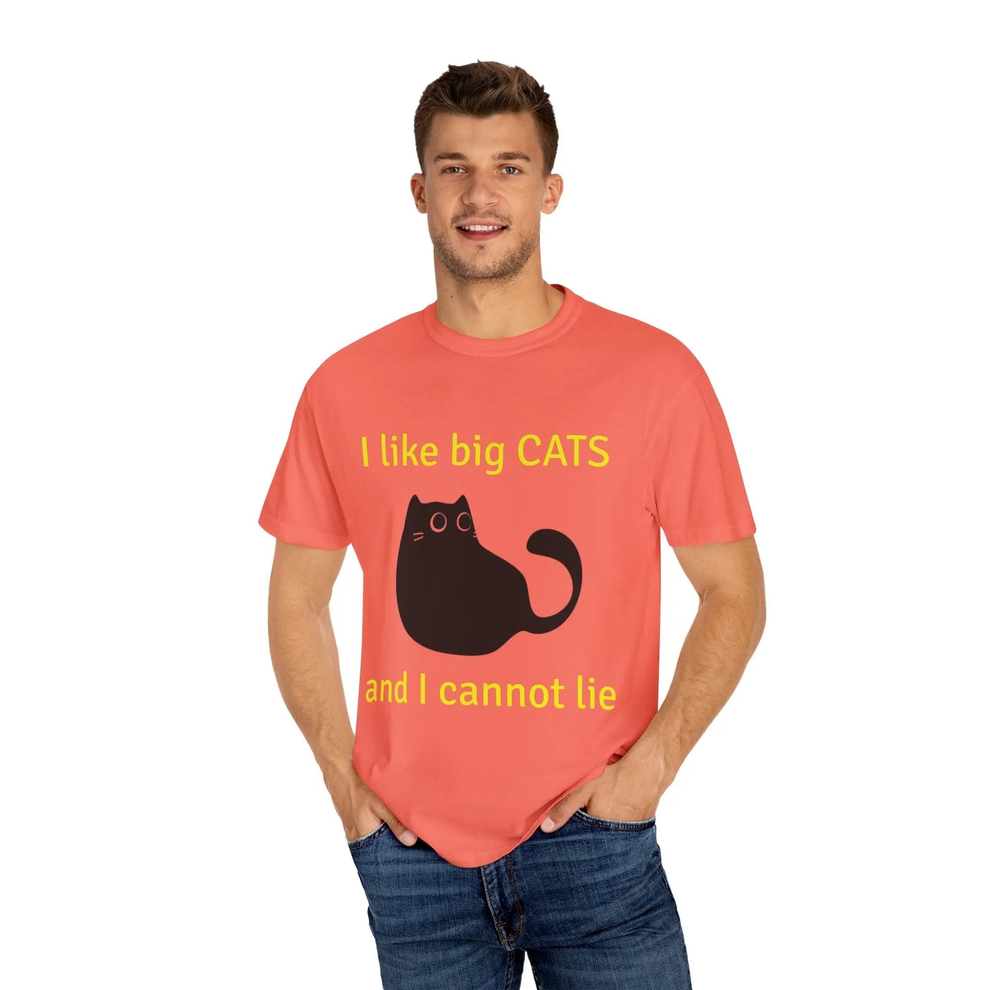 I Like Big Cats T-Shirt, Funny Cat Lover Tee, Gift for Cat Owners - FloofChonk
