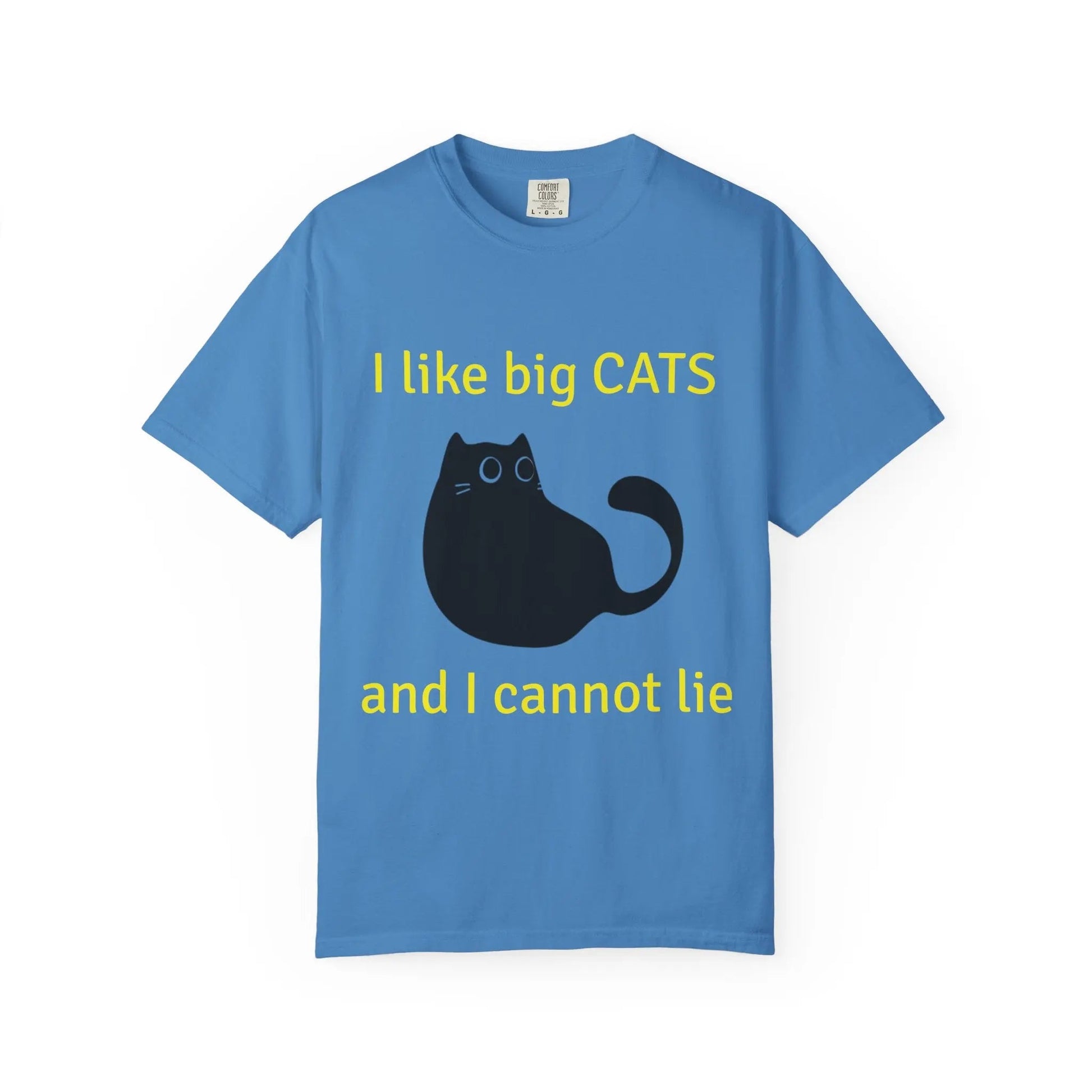I Like Big Cats T-Shirt, Funny Cat Lover Tee, Gift for Cat Owners - FloofChonk