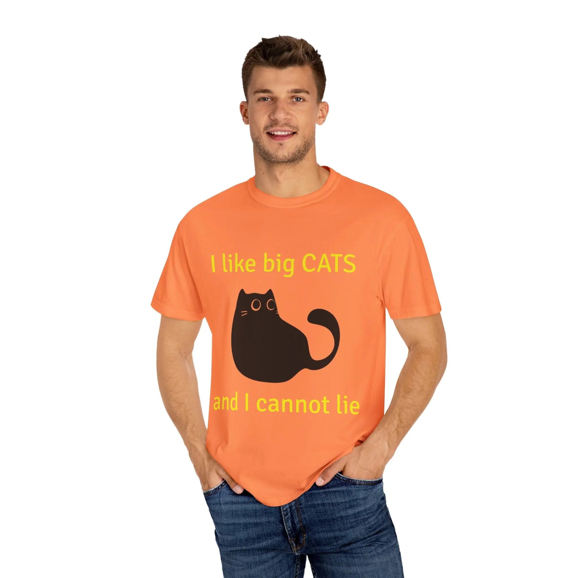 I Like Big Cats T-Shirt, Funny Cat Lover Tee, Gift for Cat Owners - FloofChonk