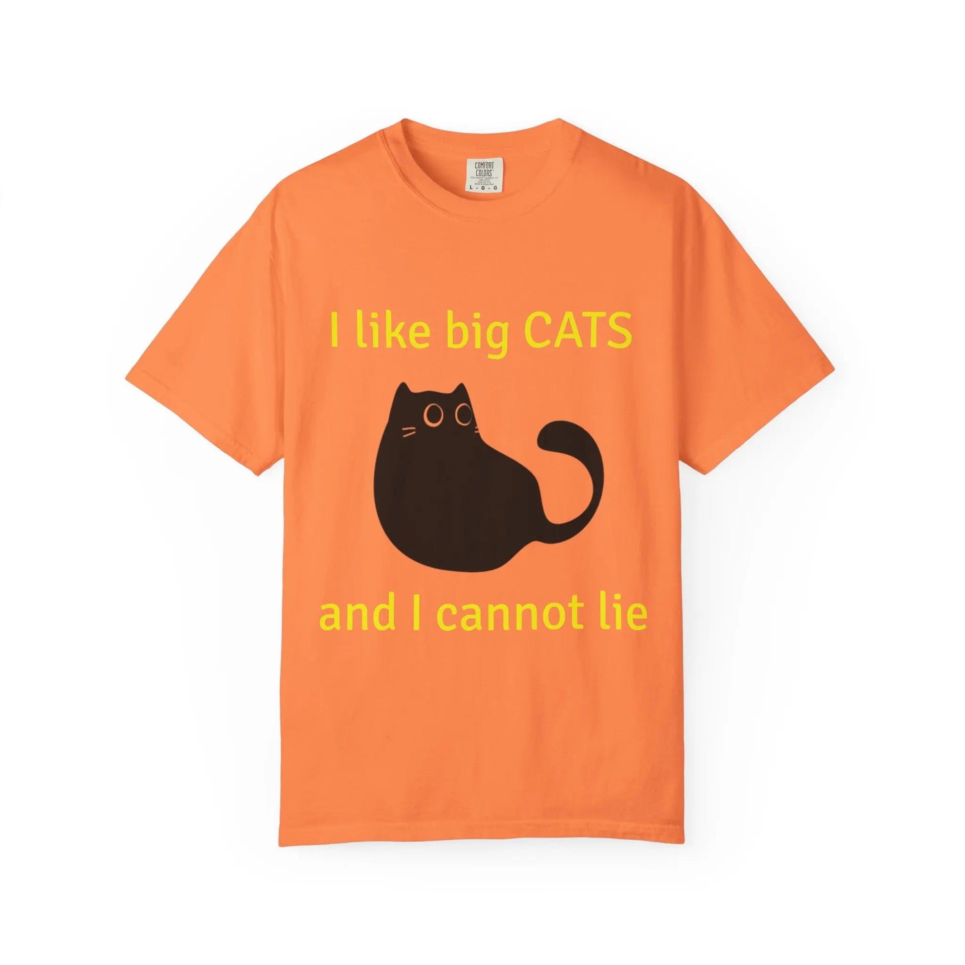 I Like Big Cats T-Shirt, Funny Cat Lover Tee, Gift for Cat Owners - FloofChonk