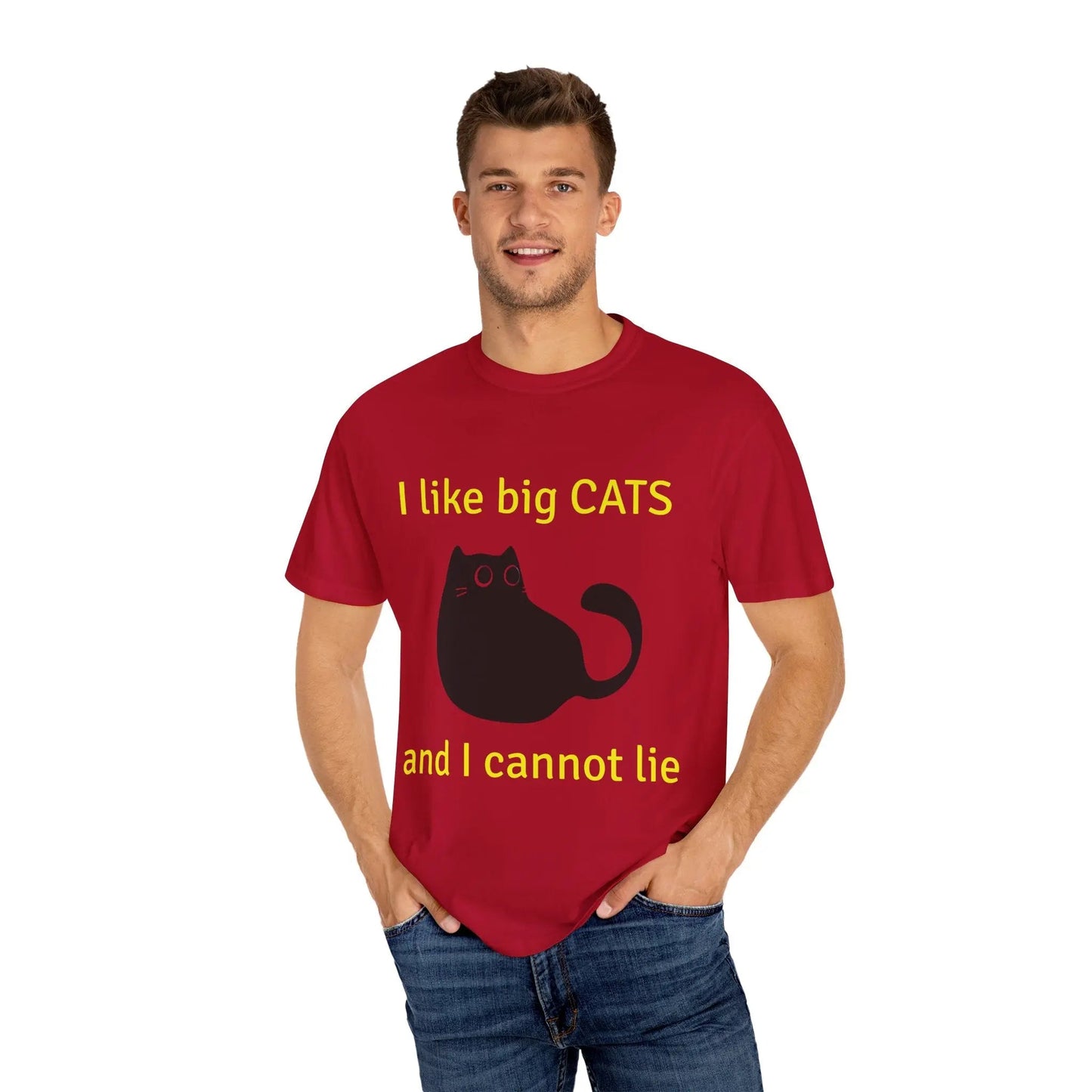I Like Big Cats T-Shirt, Funny Cat Lover Tee, Gift for Cat Owners - FloofChonk