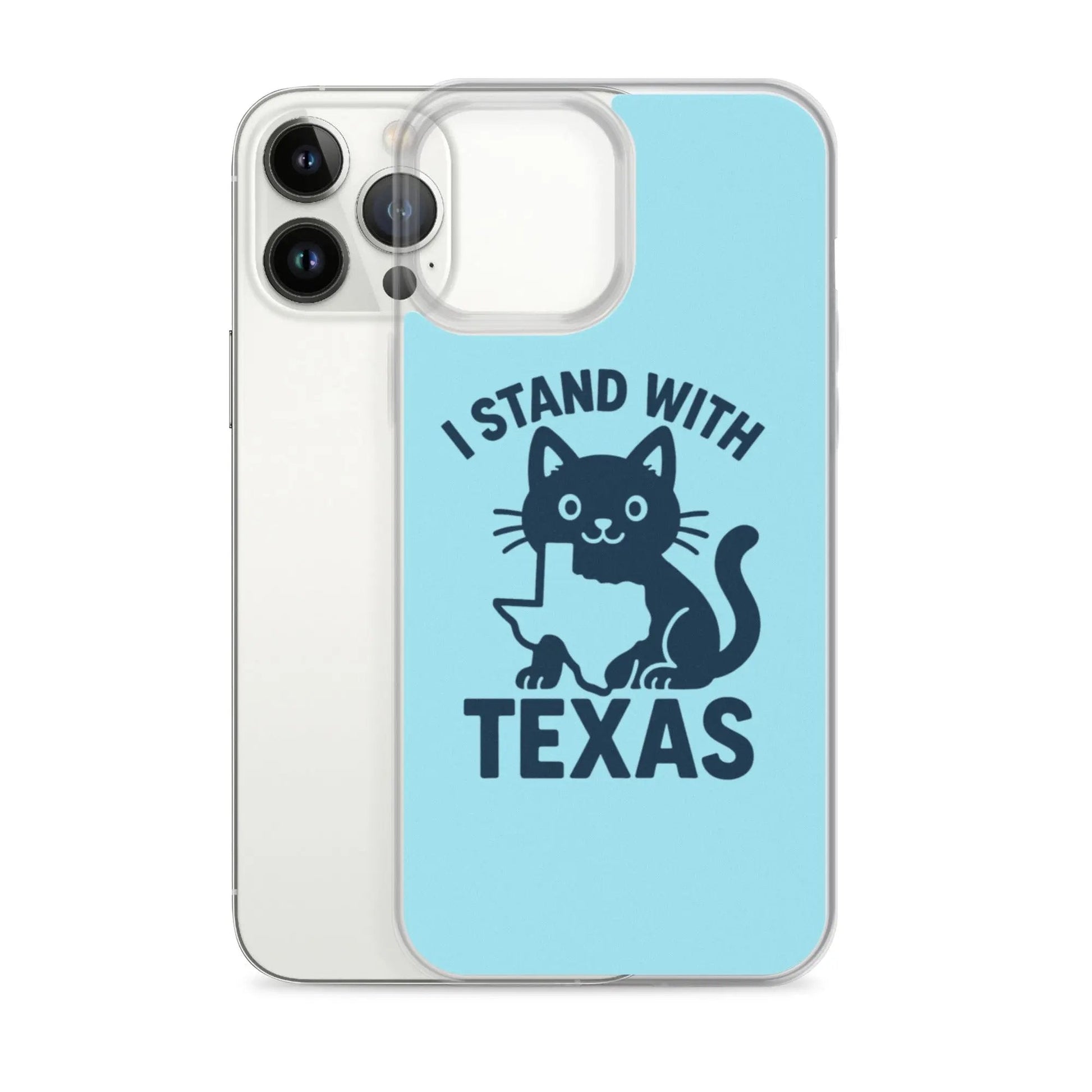 I Stand with Texas Clear Case for iPhone® - FloofChonk