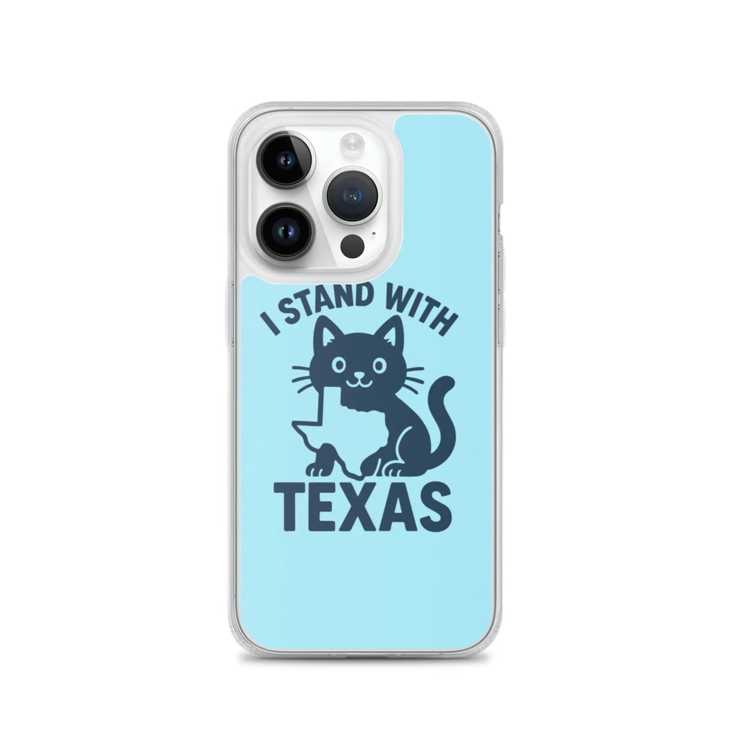 I Stand with Texas Clear Case for iPhone® - FloofChonk