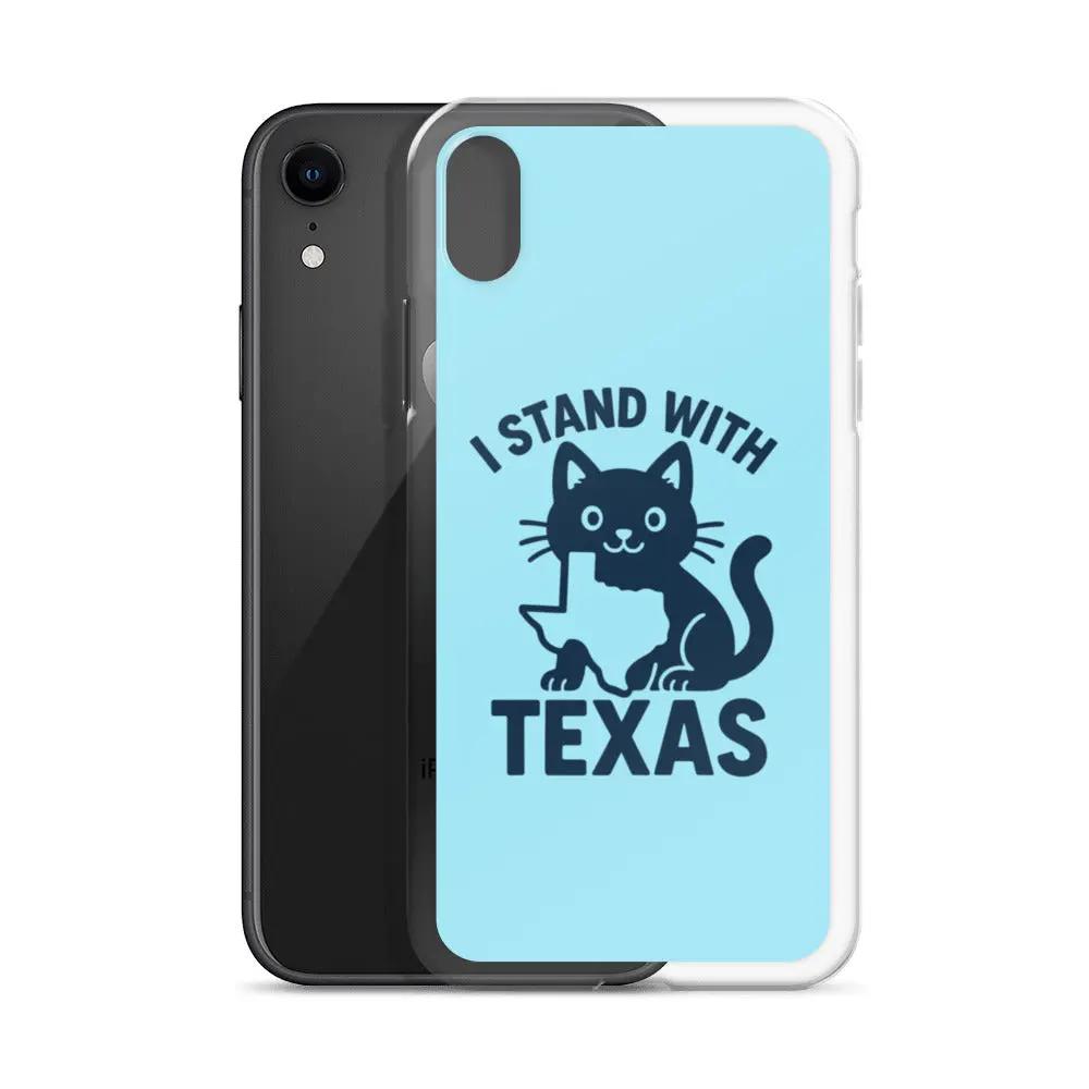 I Stand with Texas Clear Case for iPhone® - FloofChonk