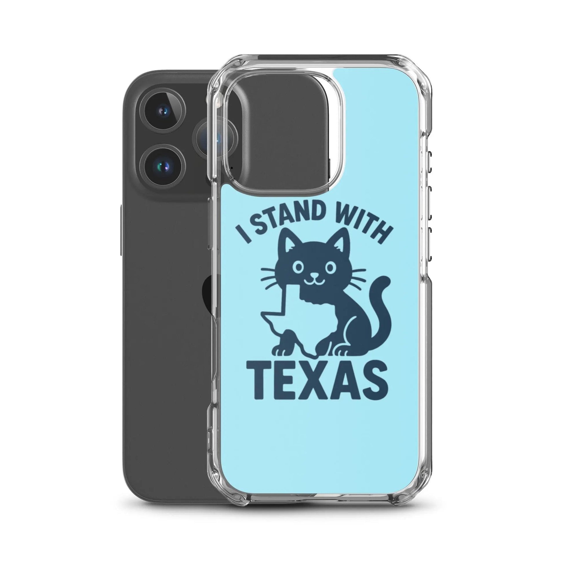 I Stand with Texas Clear Case for iPhone® - FloofChonk