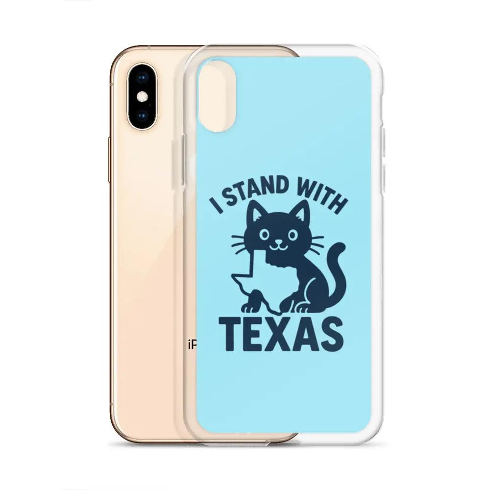 I Stand with Texas Clear Case for iPhone® - FloofChonk