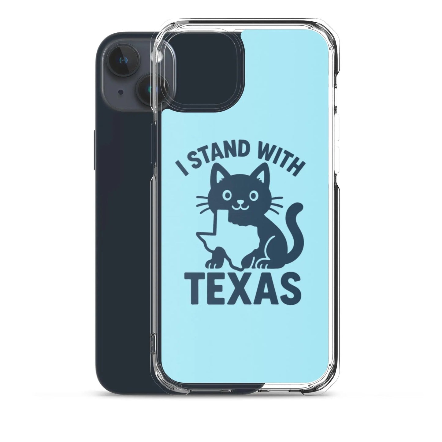 I Stand with Texas Clear Case for iPhone® - FloofChonk
