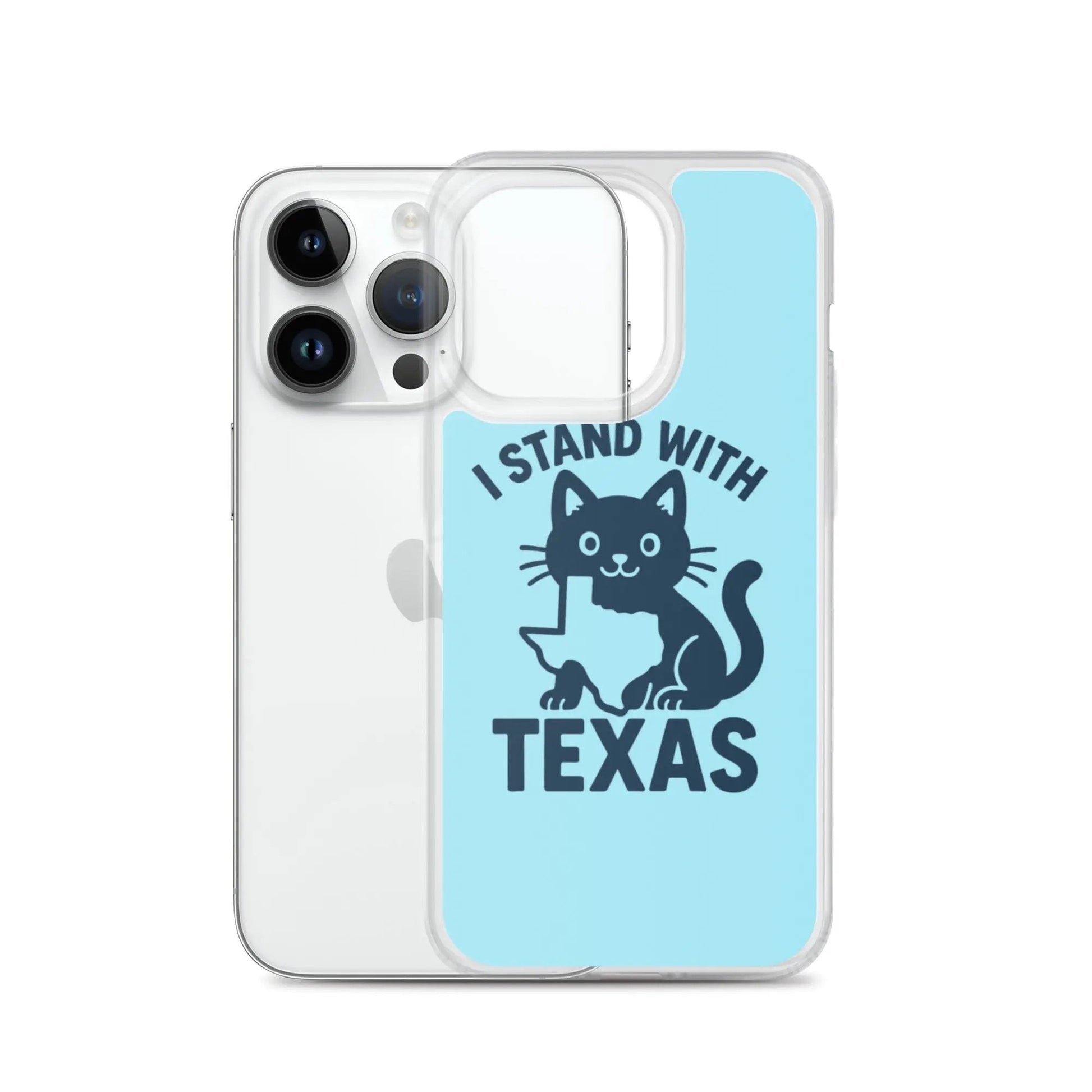 I Stand with Texas Clear Case for iPhone® - FloofChonk