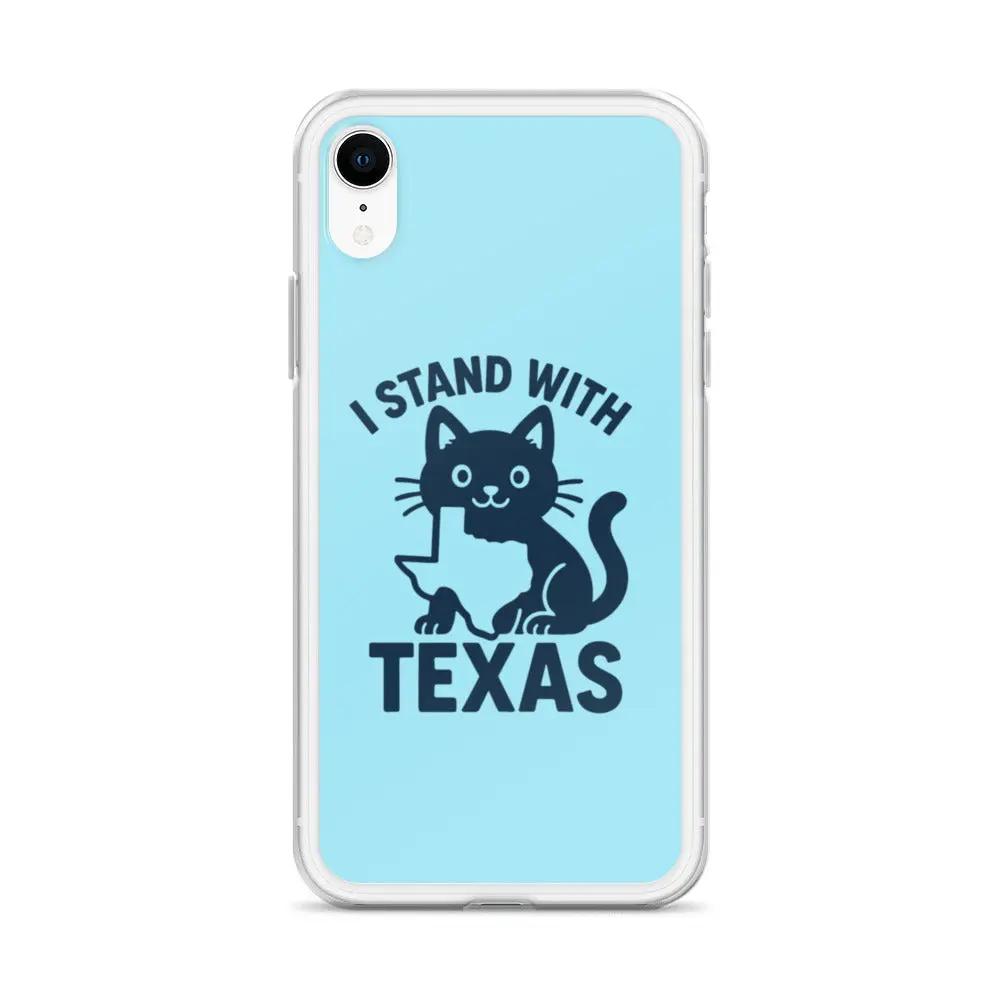 I Stand with Texas Clear Case for iPhone® - FloofChonk