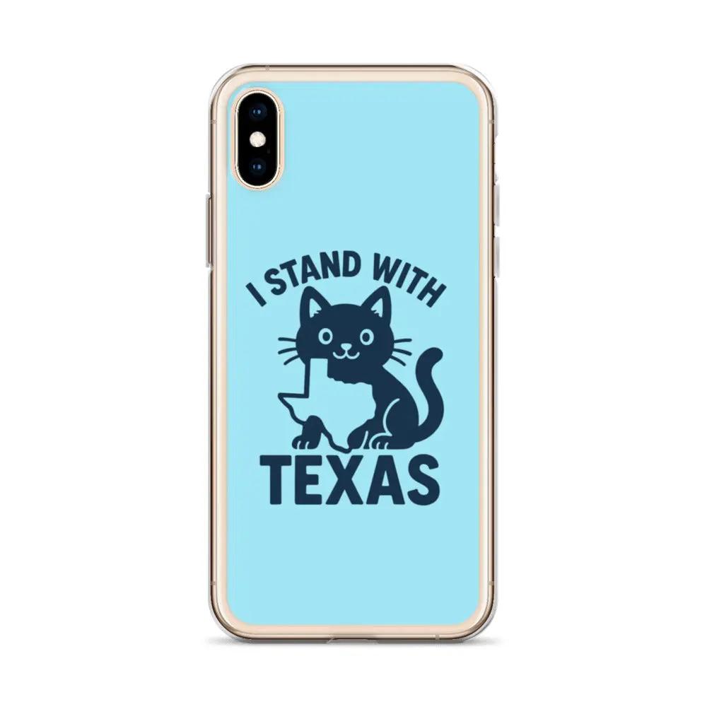 I Stand with Texas Clear Case for iPhone® - FloofChonk