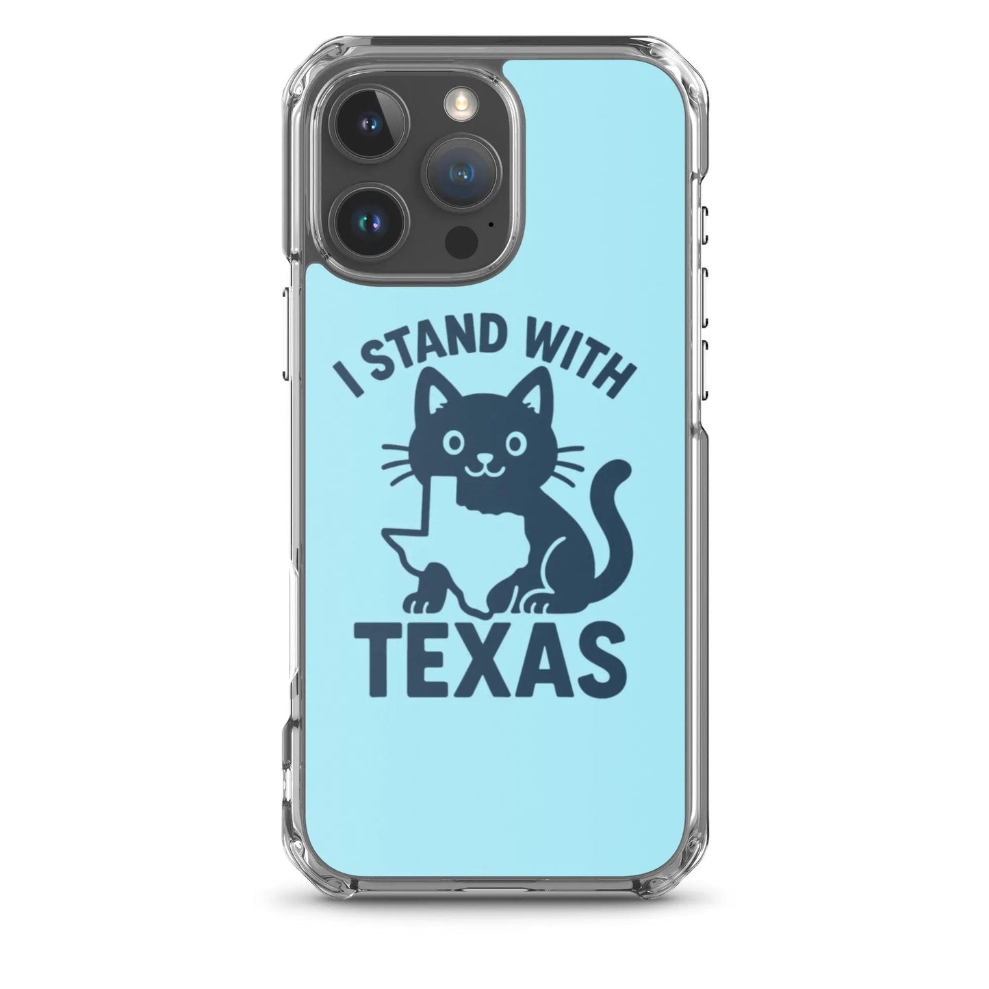 I Stand with Texas Clear Case for iPhone® - FloofChonk