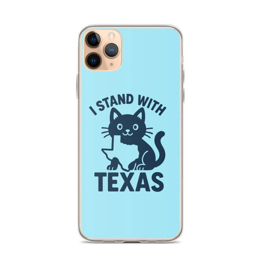 I Stand with Texas Clear Case for iPhone® - FloofChonk