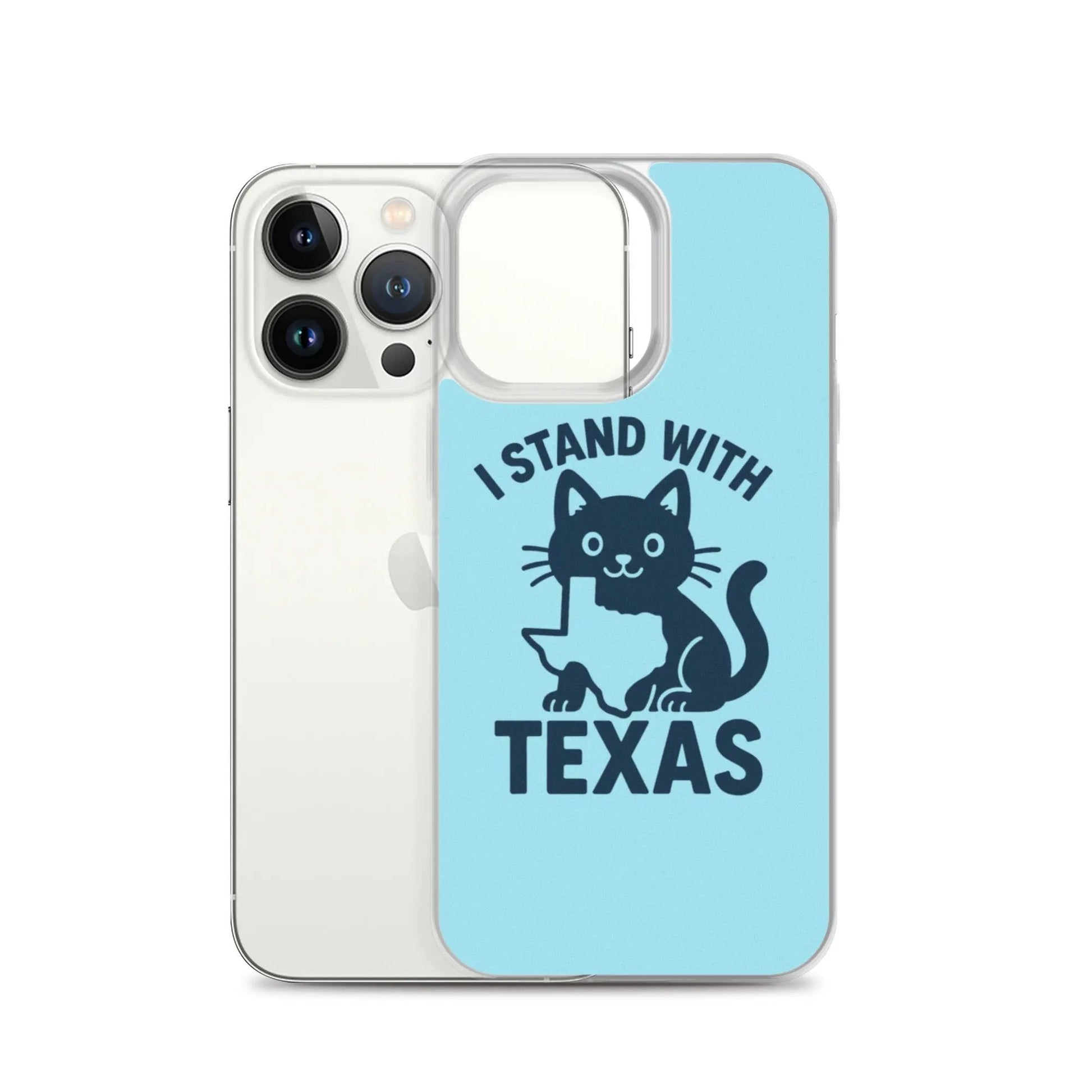 I Stand with Texas Clear Case for iPhone® - FloofChonk