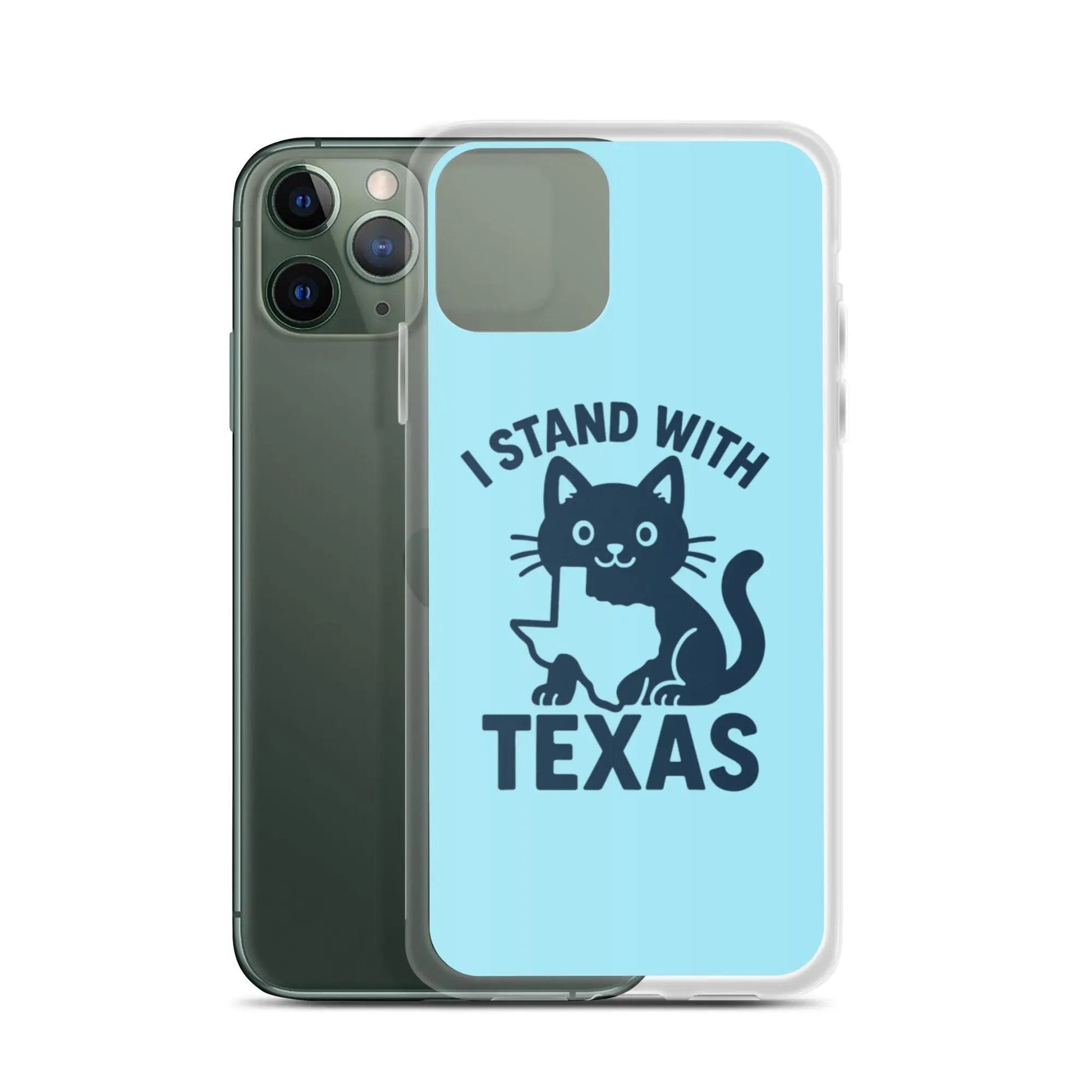 I Stand with Texas Clear Case for iPhone® - FloofChonk