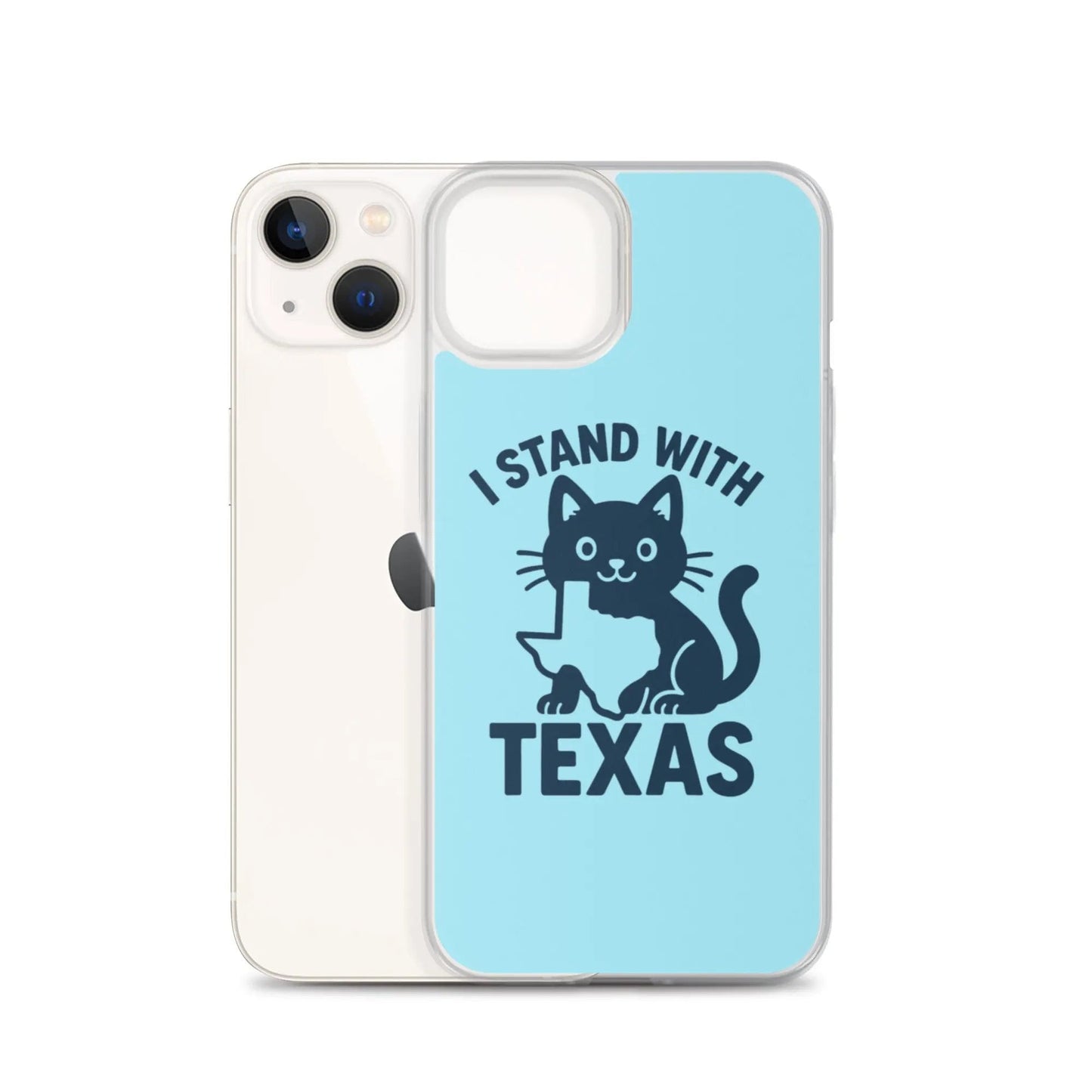 I Stand with Texas Clear Case for iPhone® - FloofChonk