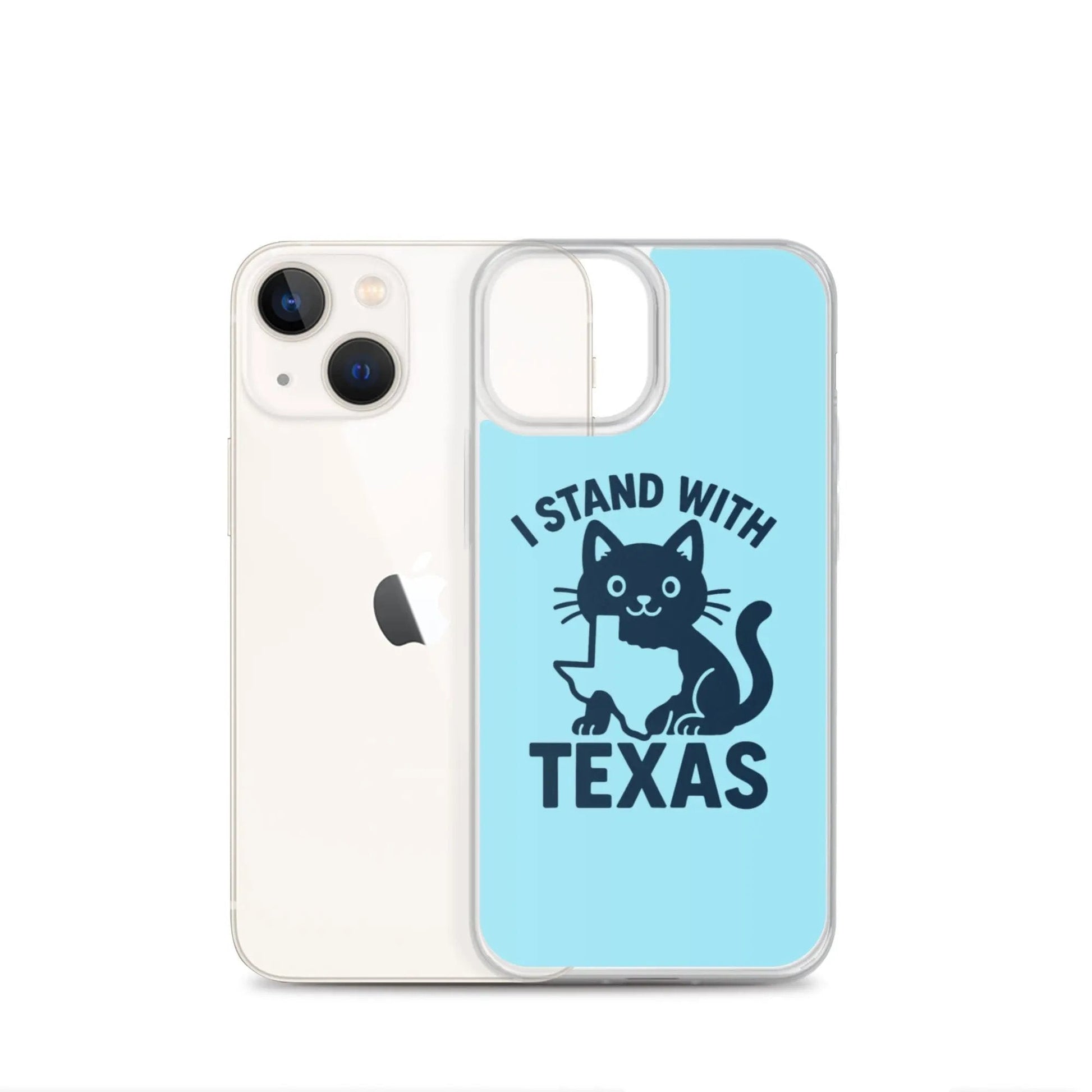 I Stand with Texas Clear Case for iPhone® - FloofChonk