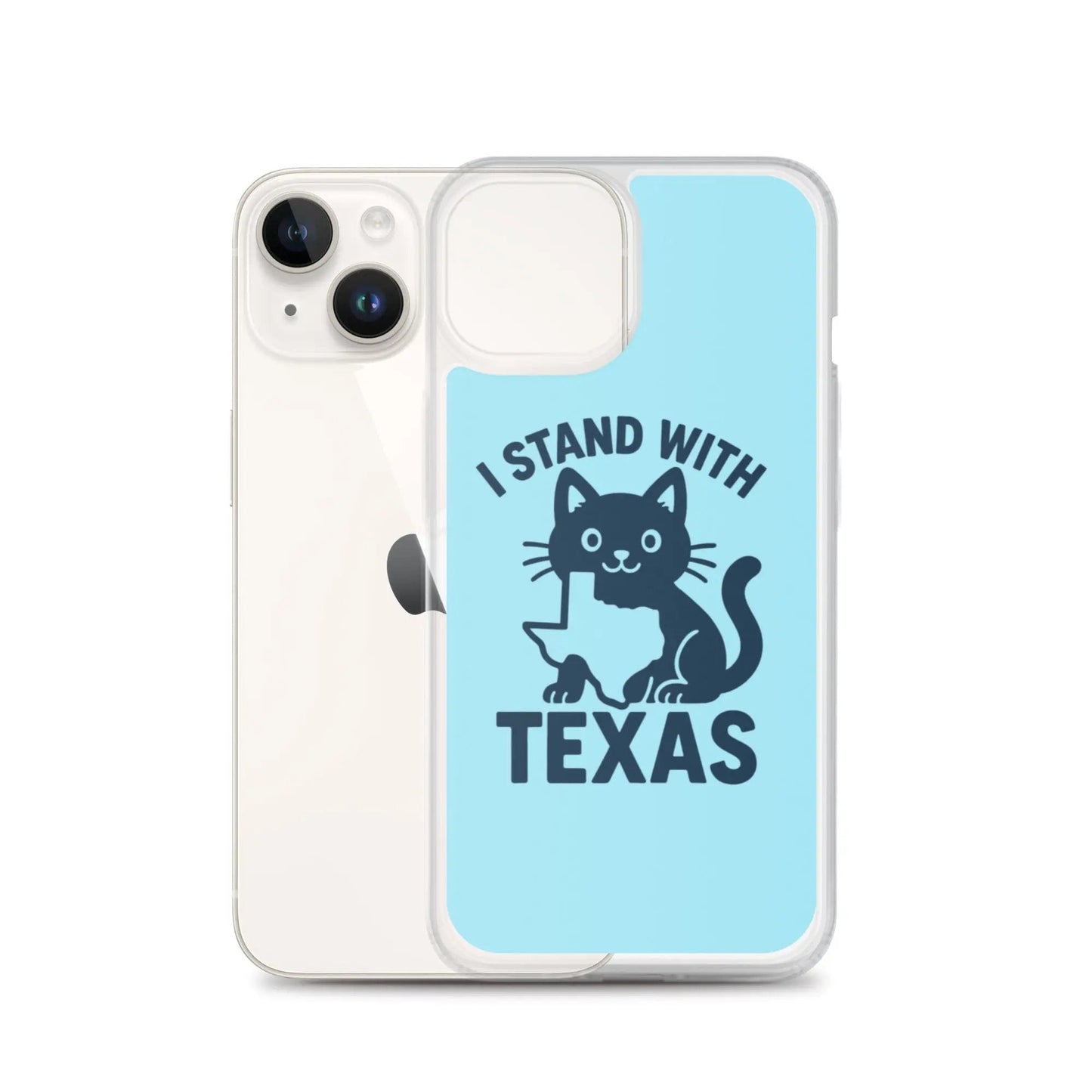I Stand with Texas Clear Case for iPhone® - FloofChonk